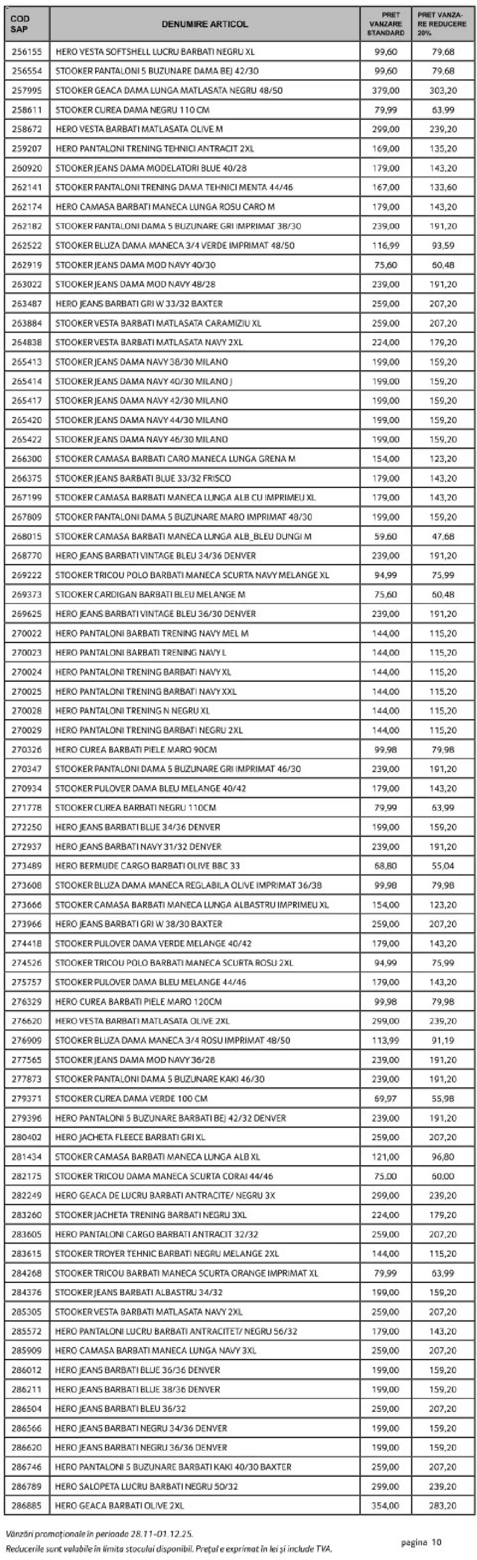 Catalog Selgros 28 - 30 Noiembrie 2025 | Pagina 10 | Produse: Cardigan, Vestă, Pantaloni, Salopetă