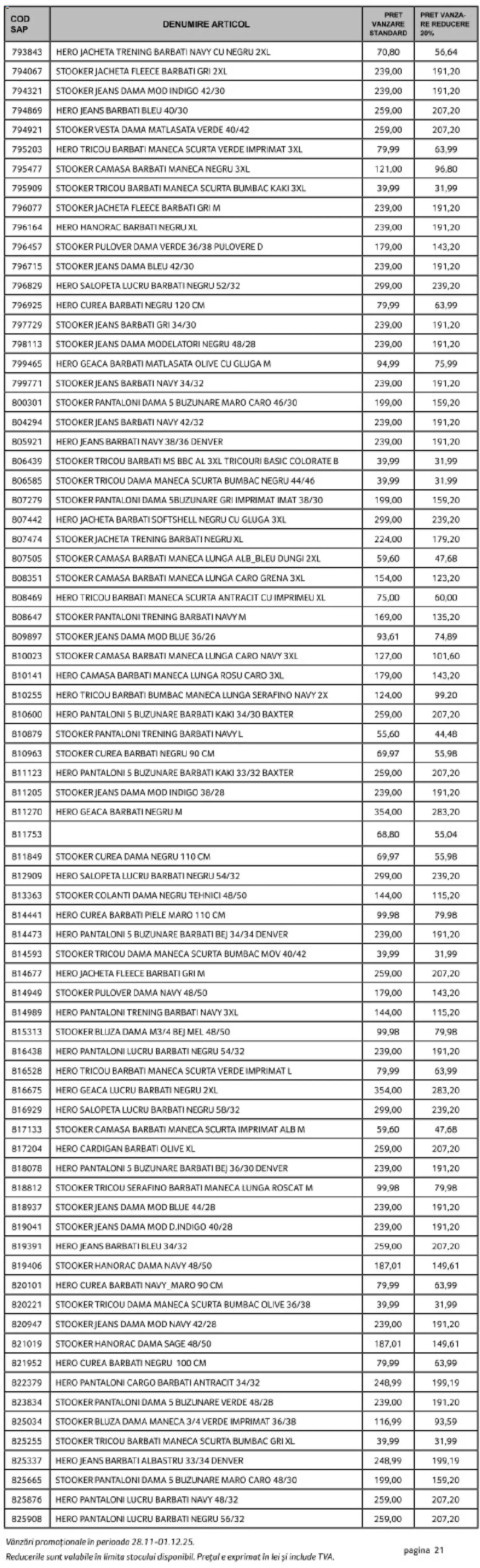 Catalog Selgros 28 - 30 Noiembrie 2025 | Pagina 21 | Produse: Curea, Cardigan, Geacă, Keşe