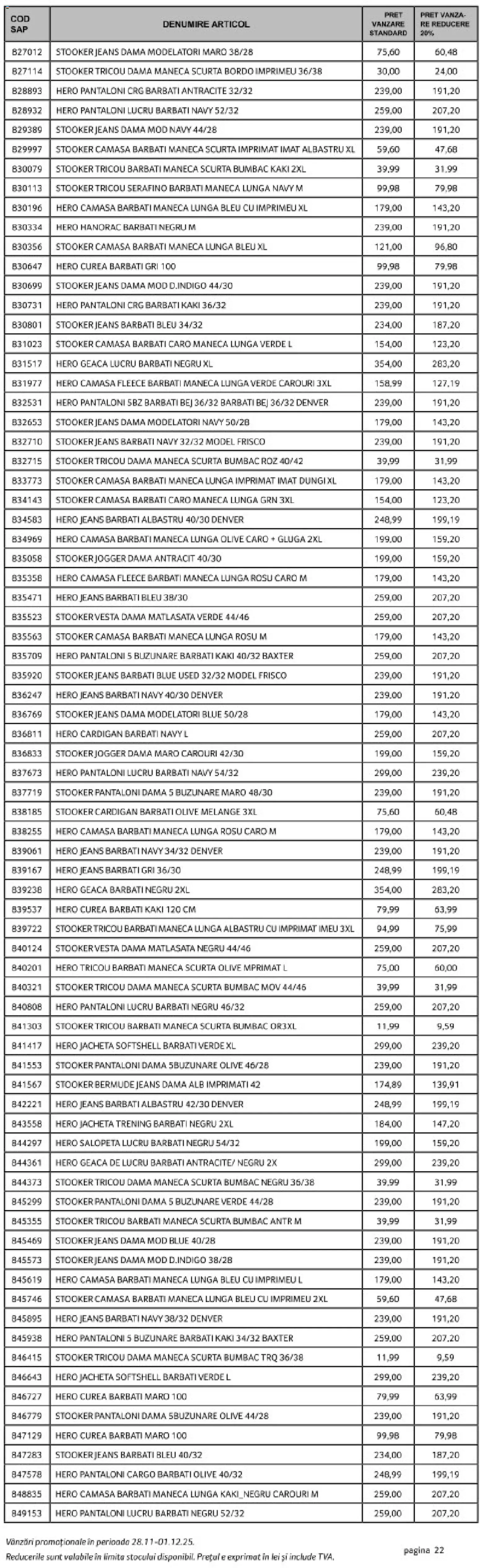 Catalog Selgros 28 - 30 Noiembrie 2025 | Pagina 22 | Produse: Kaki, Cardigan, Jachetă, Geacă