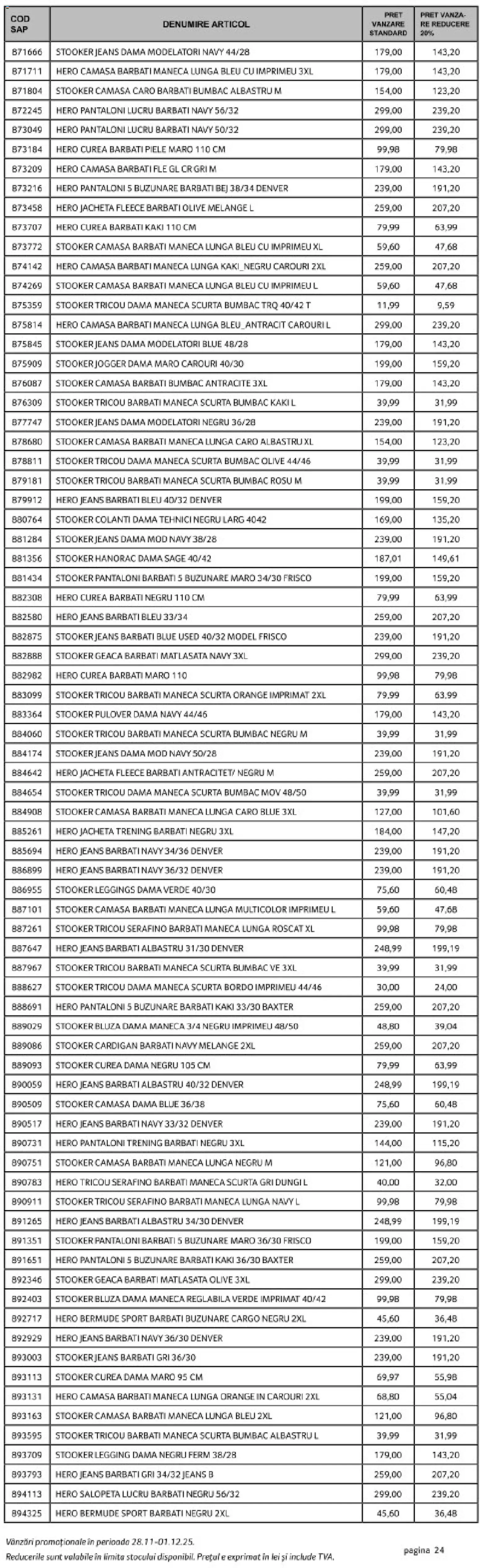 Catalog Selgros 28 - 30 Noiembrie 2025 | Pagina 24 | Produse: Kaki, Trening, Geacă, Colanți