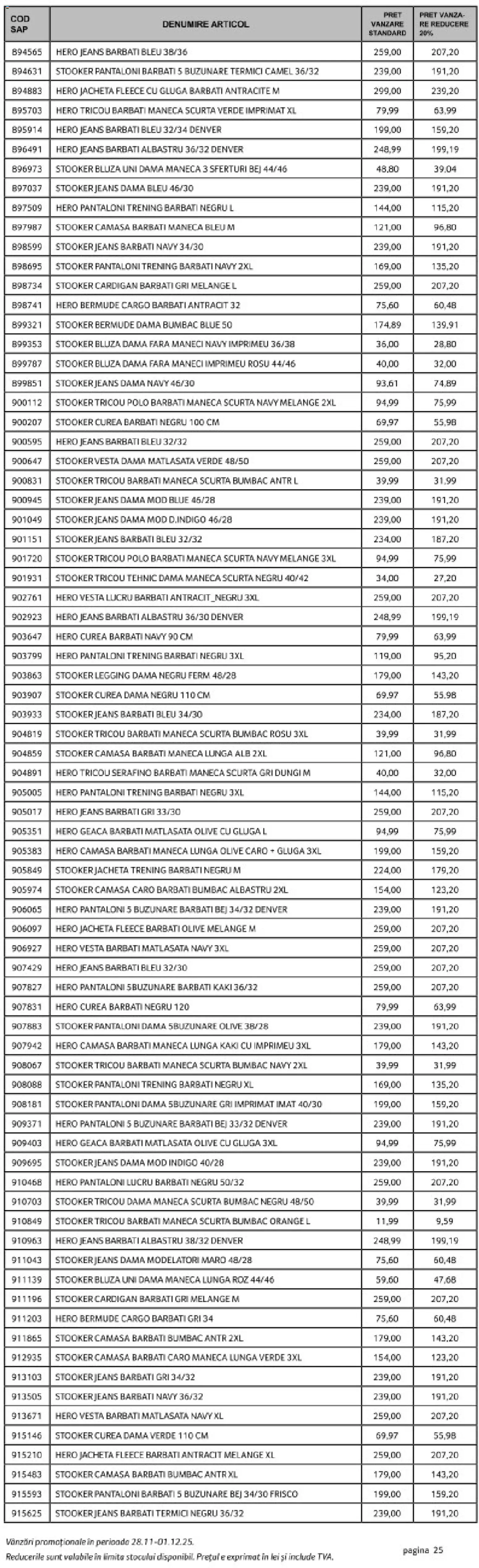 Catalog Selgros 28 - 30 Noiembrie 2025 | Pagina 25 | Produse: Cardigan, Jachetă, Deri ve Tüy Bakımı, Vestă