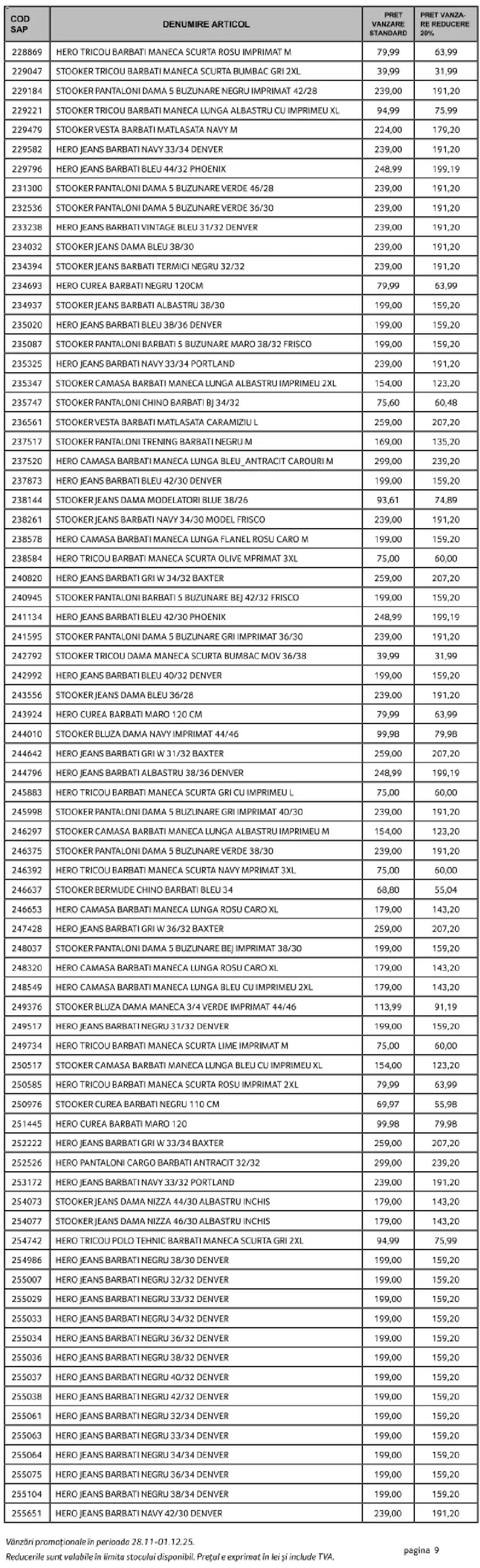 Catalog Selgros 28 - 30 Noiembrie 2025 | Pagina 9 | Produse: Lime, Trening, Bluză, Vestă