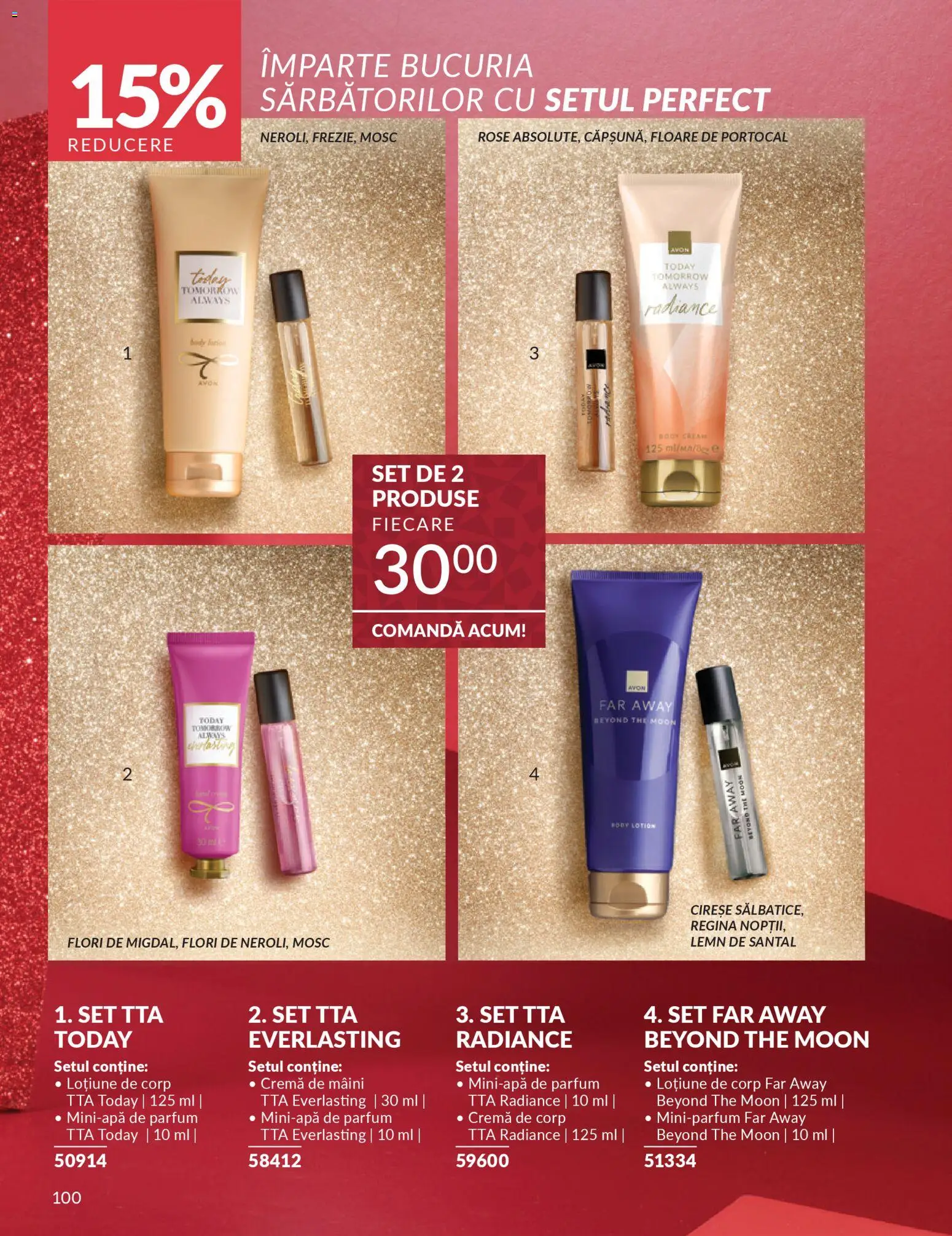 Catalog Avon 1 - 30 Decembrie 2025 | Pagina 100 | Produse: Body, Cremă, Cremă de corp, Cireșe