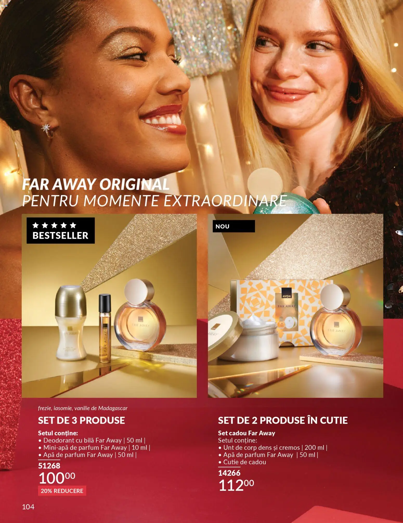 Catalog Avon 1 - 30 Decembrie 2025 | Pagina 104 | Produse: Unt de corp, Cutie, Parfum, Deodorant