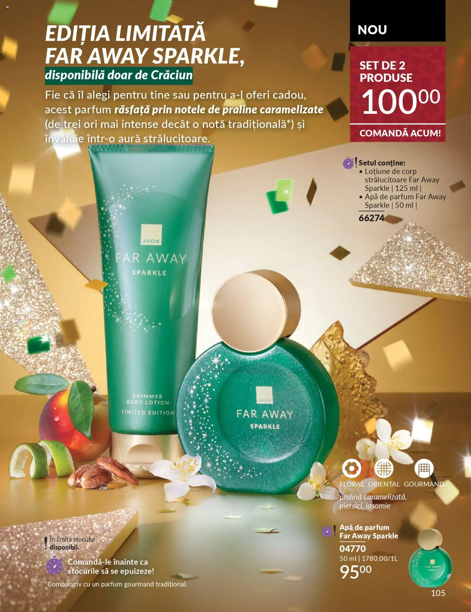 Catalog Avon 1 - 30 Decembrie 2025 | Pagina 105 | Produse: Apă de parfum, Body, Parfum, Apă