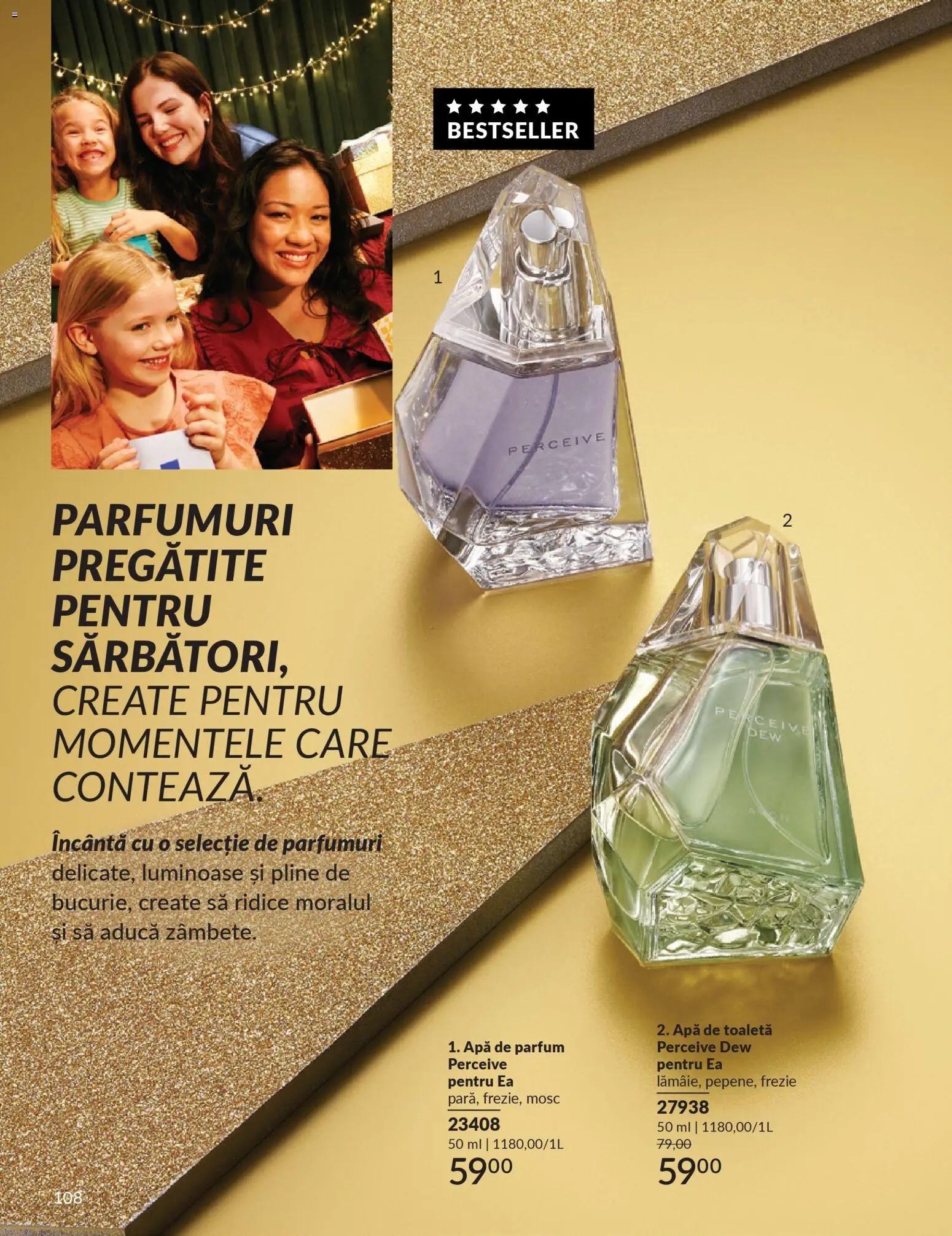 Catalog Avon 1 - 30 Decembrie 2025 | Pagina 108 | Produse: Toaletă, Parfum, Apă de toaletă, Apă