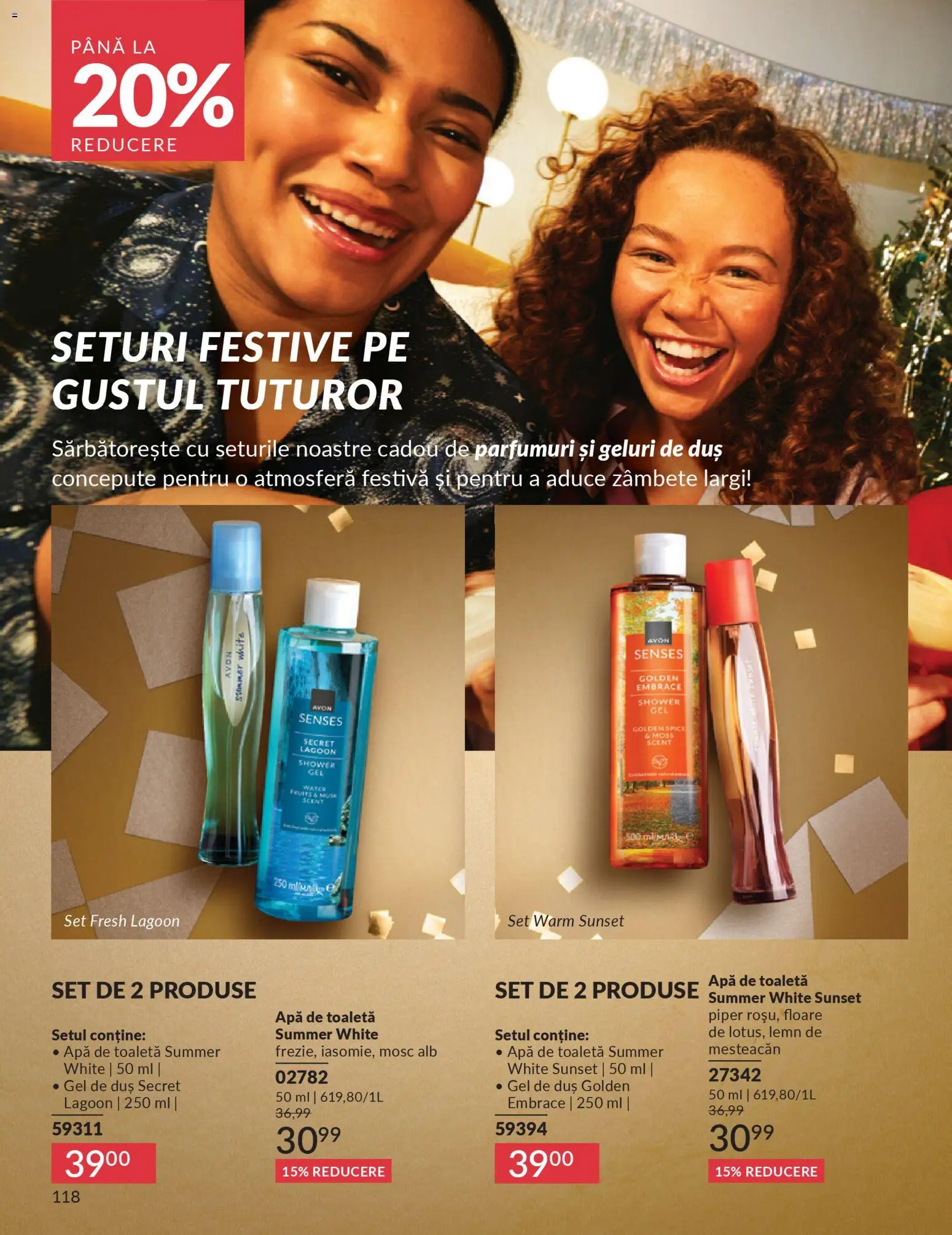 Catalog Avon 1 - 30 Decembrie 2025 | Pagina 118 | Produse: Toaletă, Duș, Gel de duș, Piper