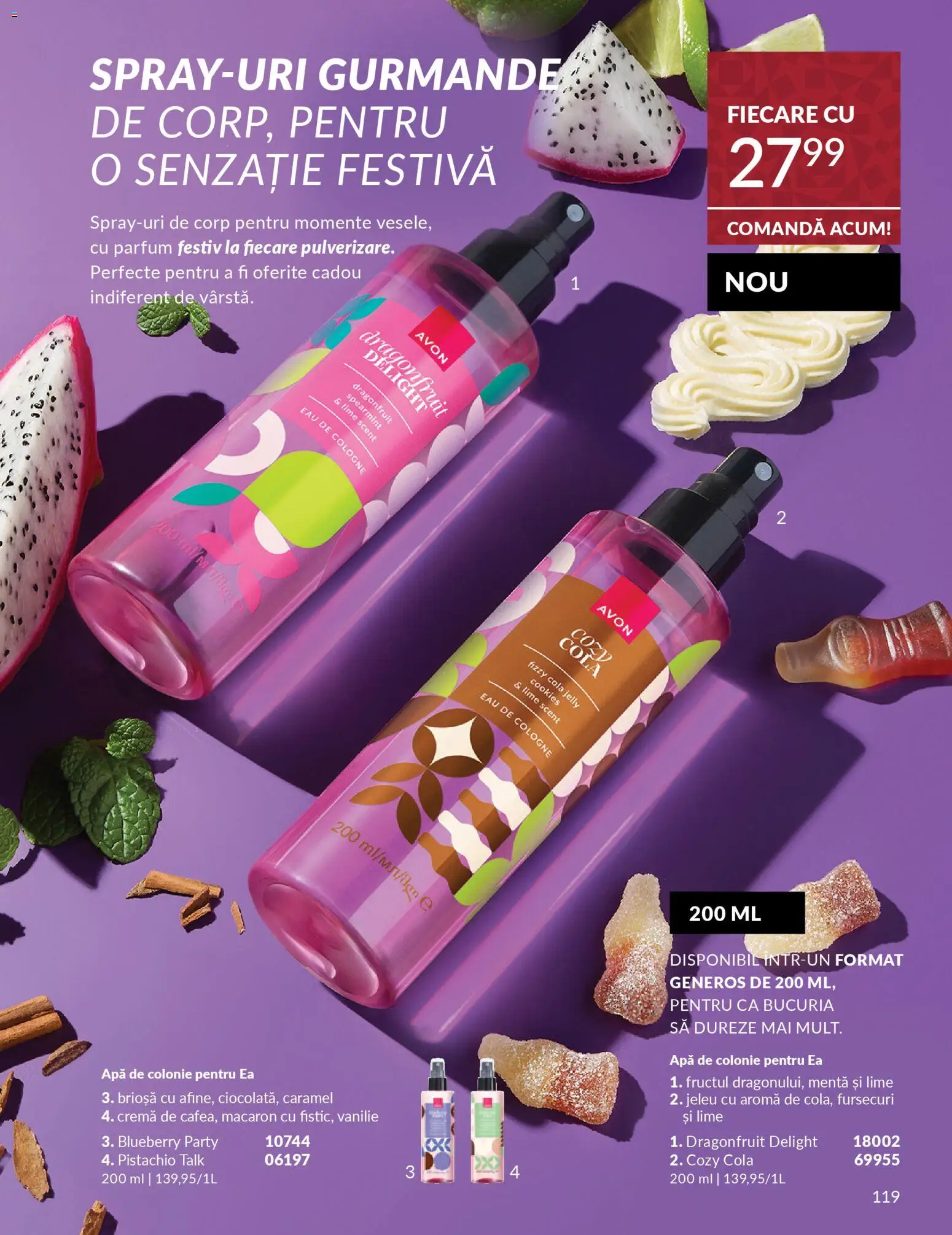 Catalog Avon 1 - 30 Decembrie 2025 | Pagina 119 | Produse: Lime, Amerikan servis, Cremă, Apă