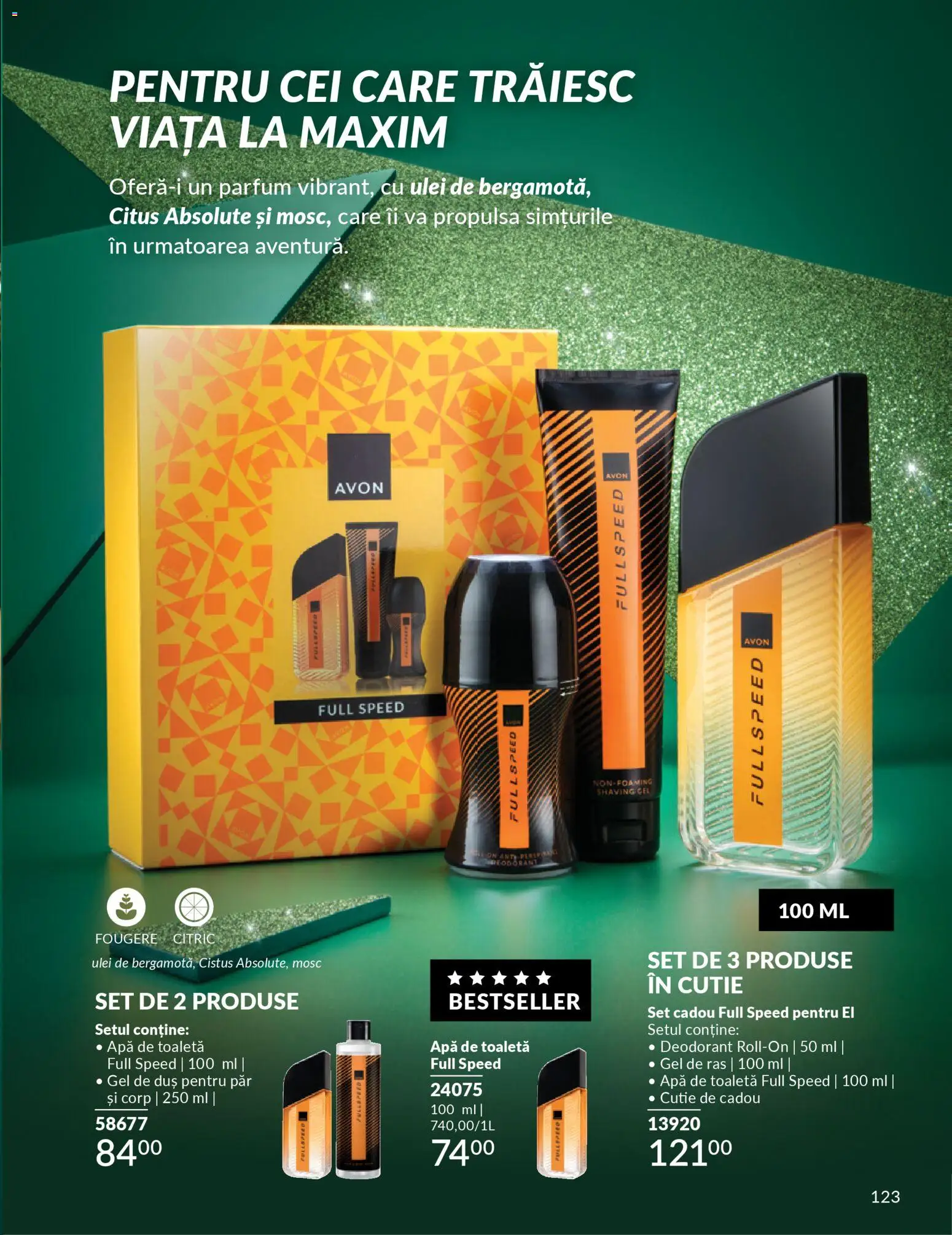 Catalog Avon 1 - 30 Decembrie 2025 | Pagina 123 | Produse: Cutie, Toaletă, Deodorant, Apă