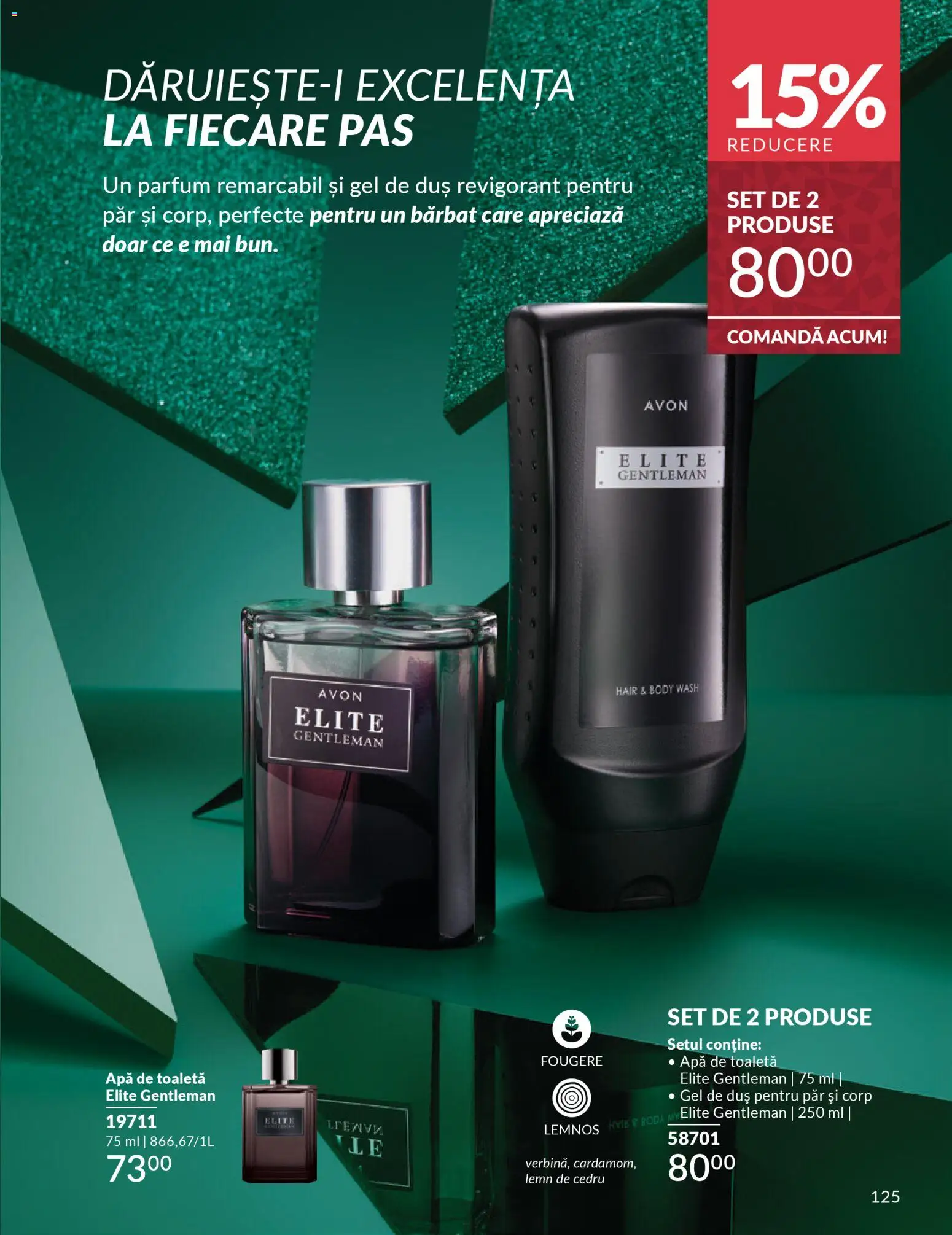 Catalog Avon 1 - 30 Decembrie 2025 | Pagina 125 | Produse: Body, Toaletă, Duș, Apă de toaletă