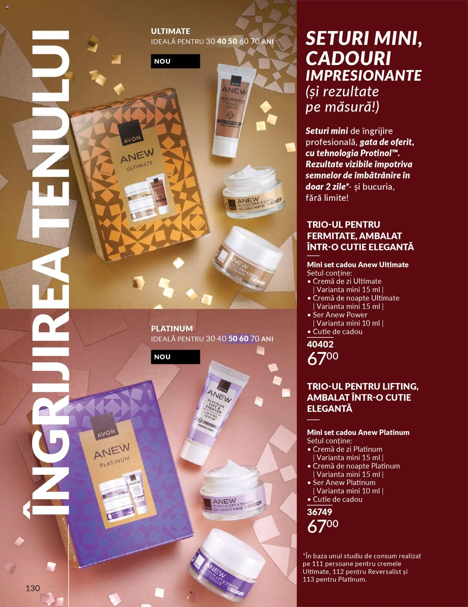 Catalog Avon 1 - 30 Decembrie 2025 | Pagina 130 | Produse: Cremă de zi, Cremă de noapte, Cutie, Cremă