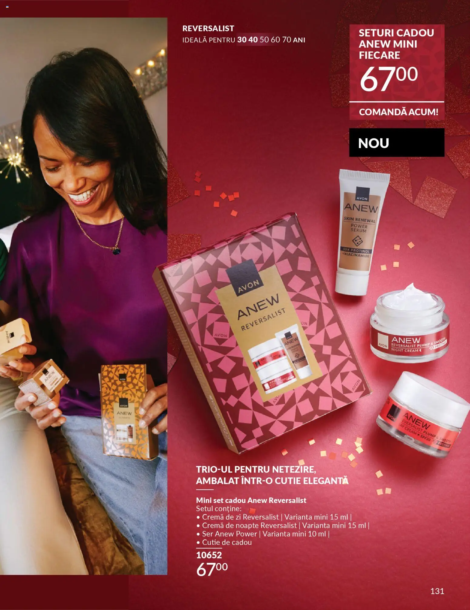 Catalog Avon 1 - 30 Decembrie 2025 | Pagina 131 | Produse: Serum, Cremă de zi, Cremă de noapte, Cremă