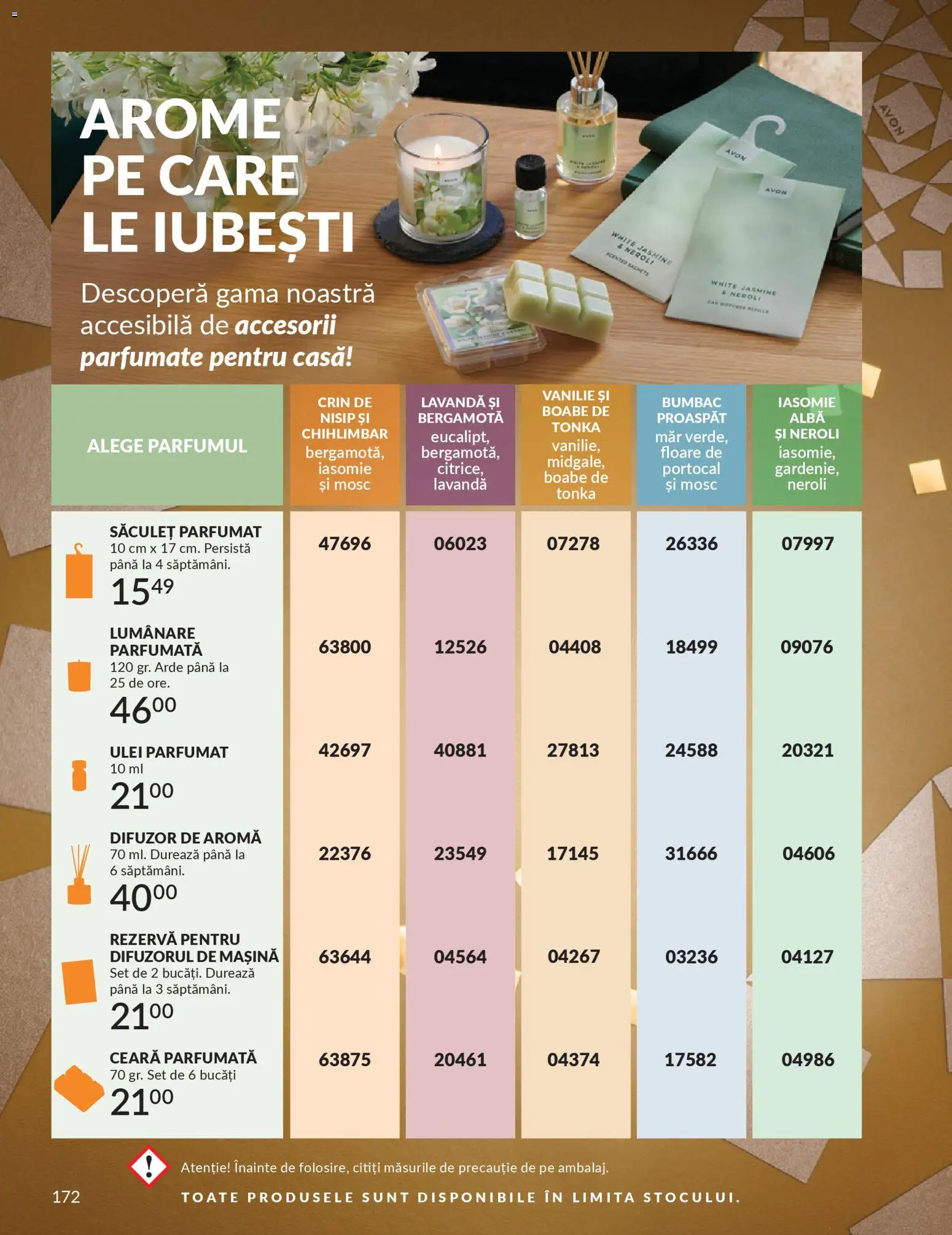 Catalog Avon 1 - 30 Decembrie 2025 | Pagina 172 | Produse: Difuzor, Lumânare, Ulei parfumat, Ulei