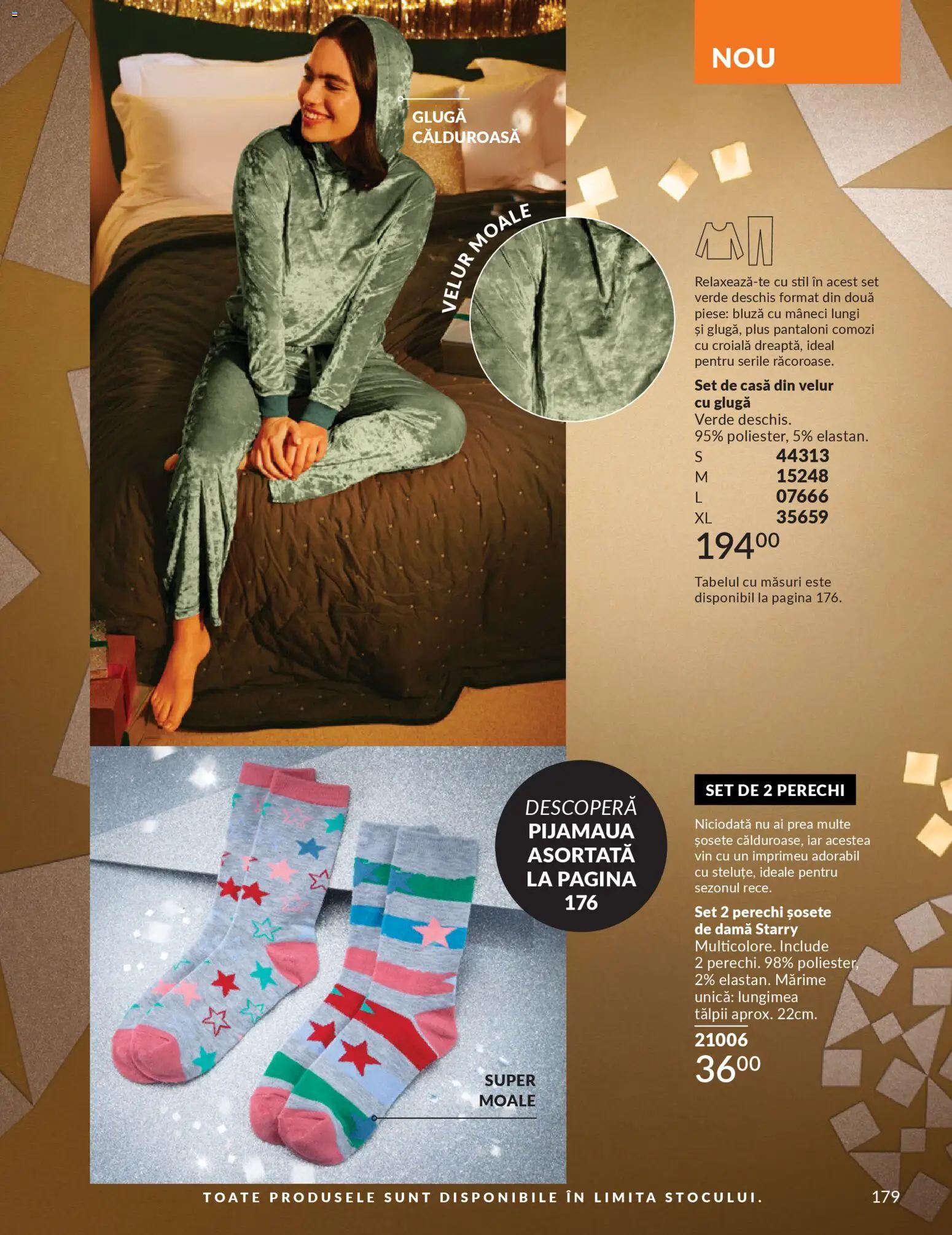 Catalog Avon 1 - 30 Decembrie 2025 | Pagina 179 | Produse: Vin, Bluză, Pantaloni, Șosete