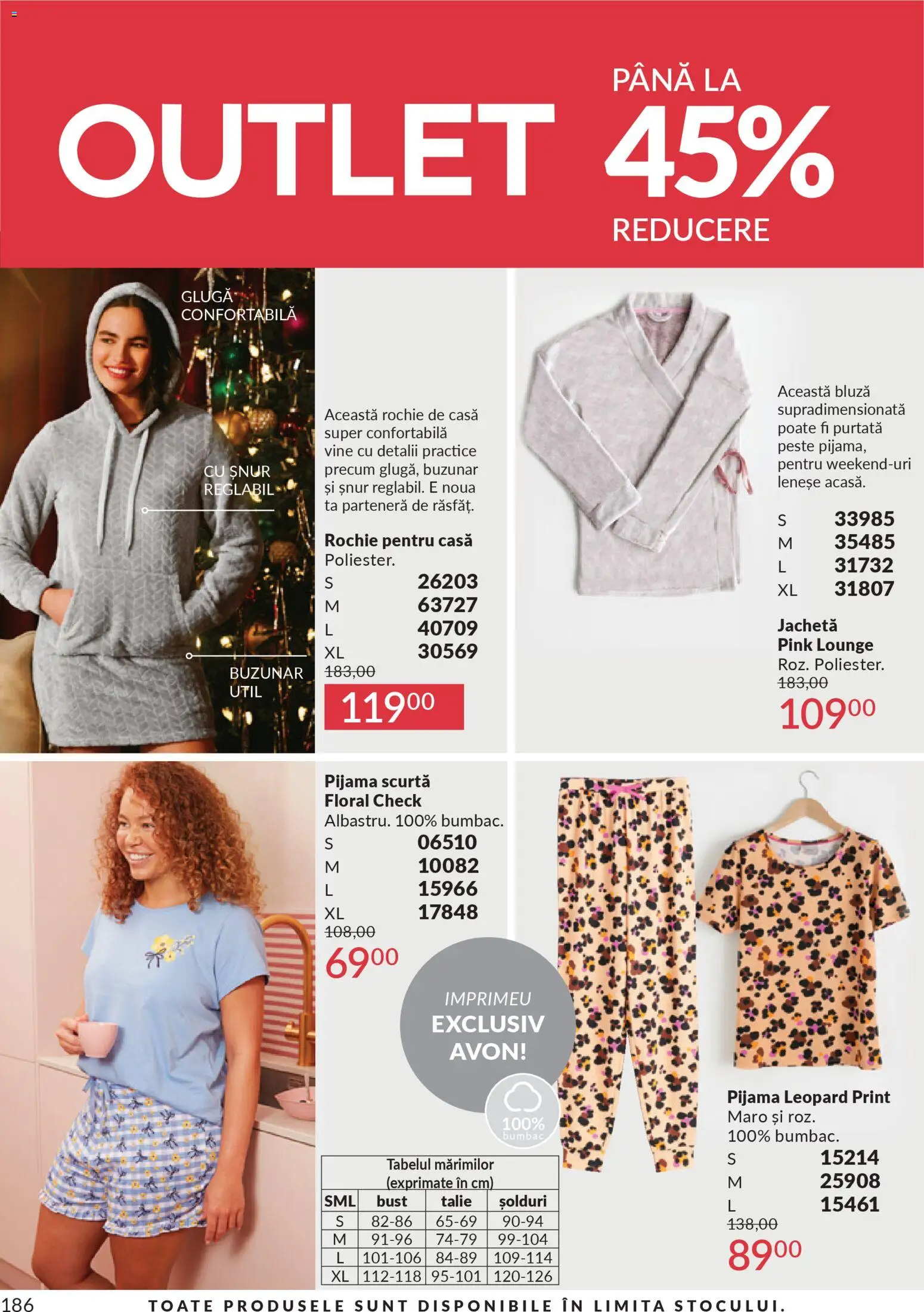 Catalog Avon 1 - 30 Decembrie 2025 | Pagina 186 | Produse: Rochie, Jachetă, Pește, Bluză