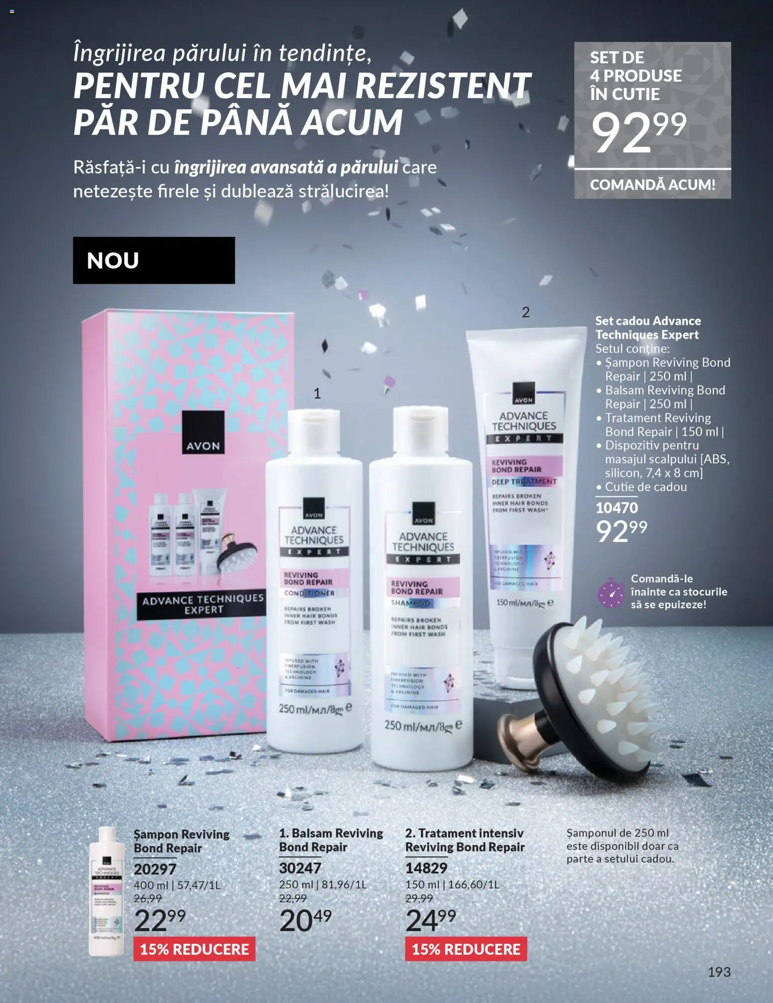 Catalog Avon 1 - 30 Decembrie 2025 | Pagina 193 | Produse: Cutie, Șampon, Balsam