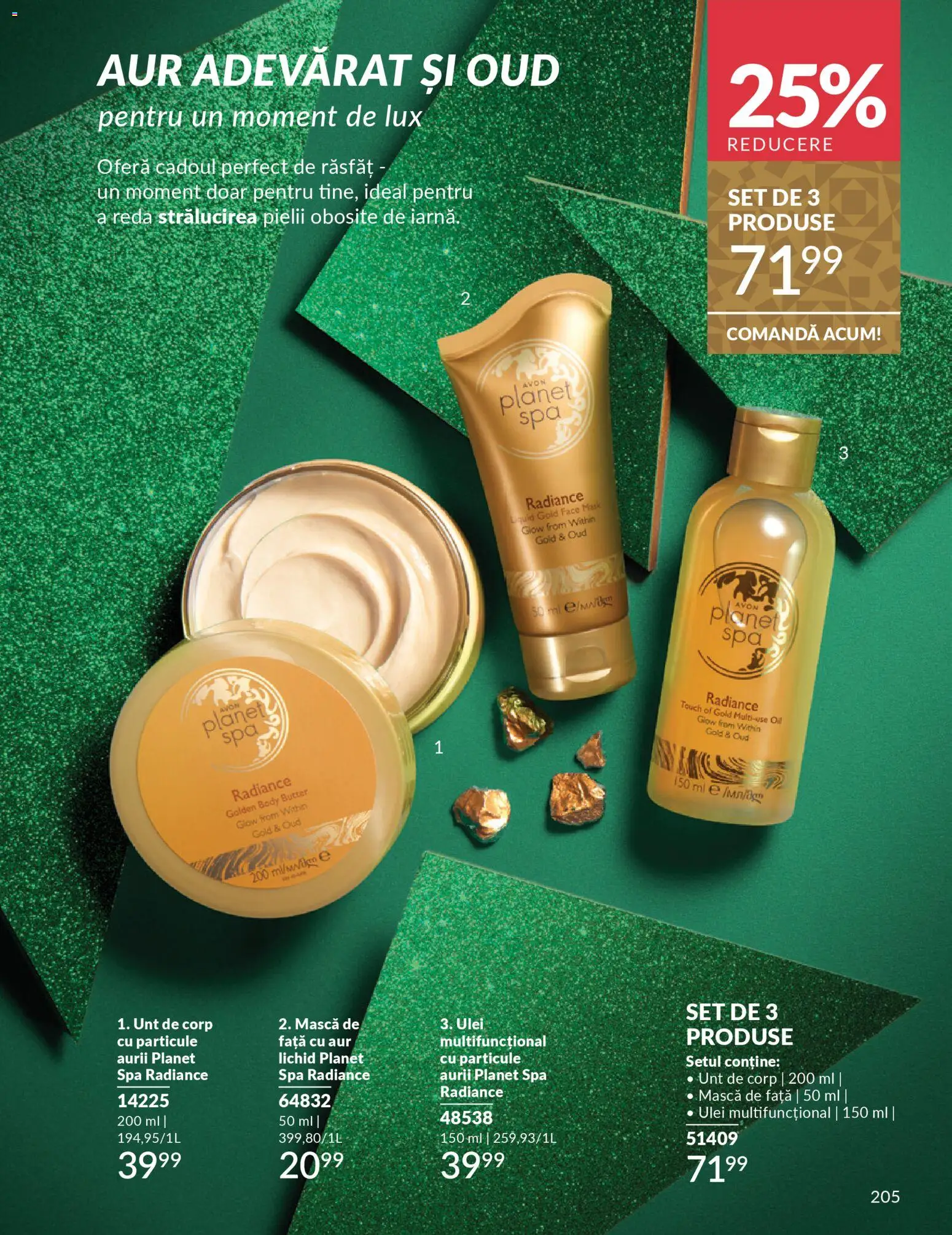 Catalog Avon 1 - 30 Decembrie 2025 | Pagina 205 | Produse: Unt de corp, Body, Unt, Ulei