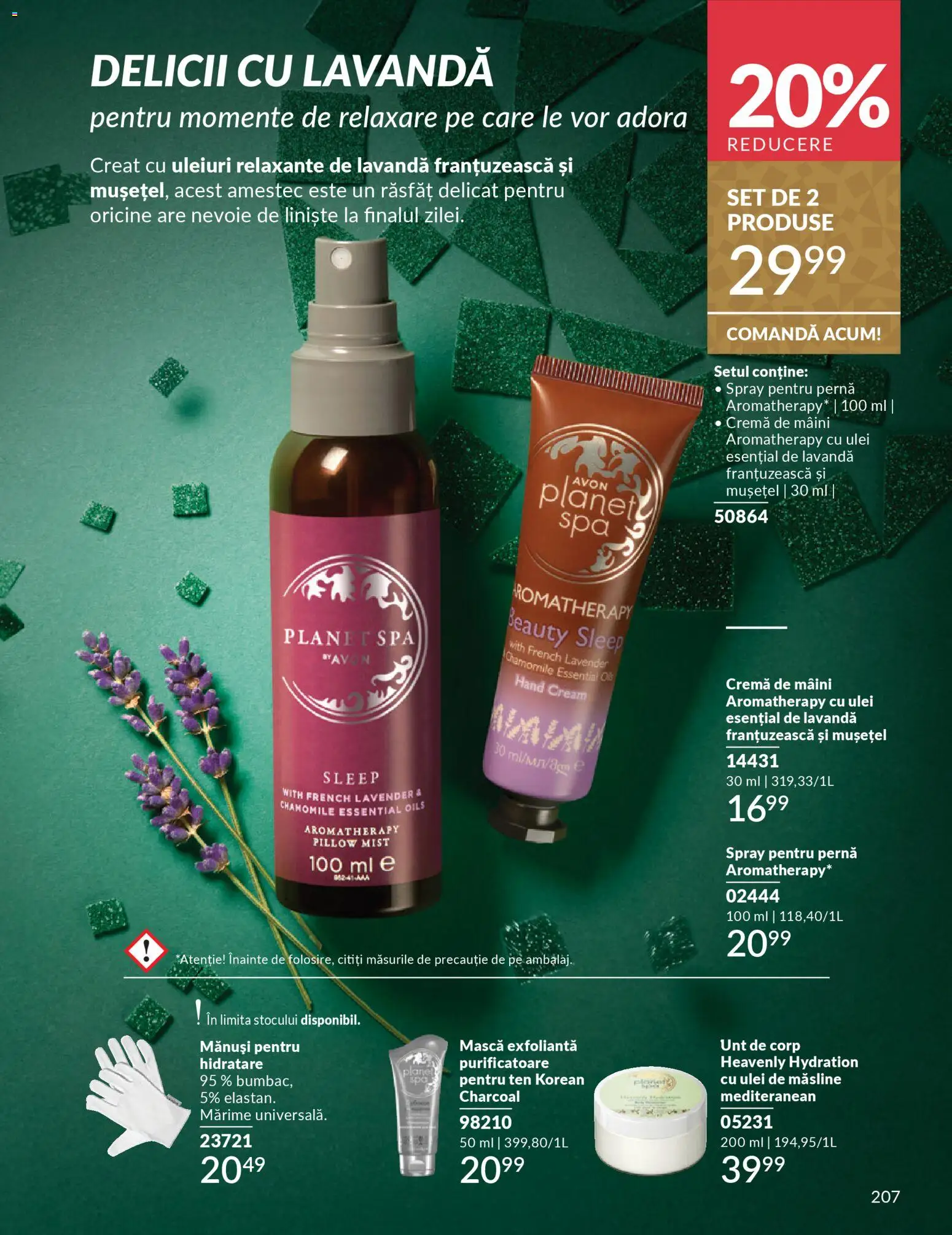 Catalog Avon 1 - 30 Decembrie 2025 | Pagina 207 | Produse: Mănuși, Scrub, Pernă, Măsline