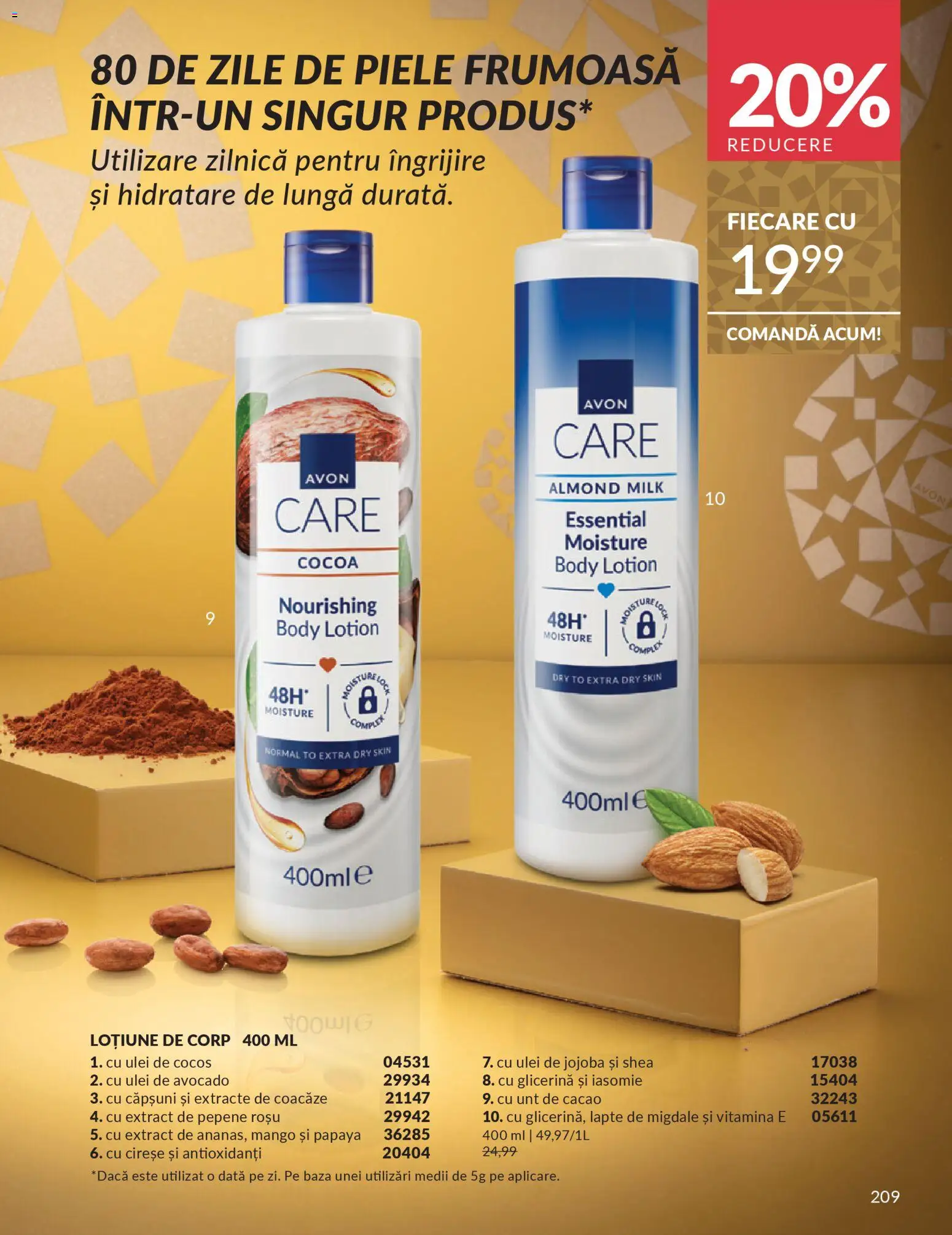 Catalog Avon 1 - 30 Decembrie 2025 | Pagina 209 | Produse: Unt, Ulei, Cacao, Avocado