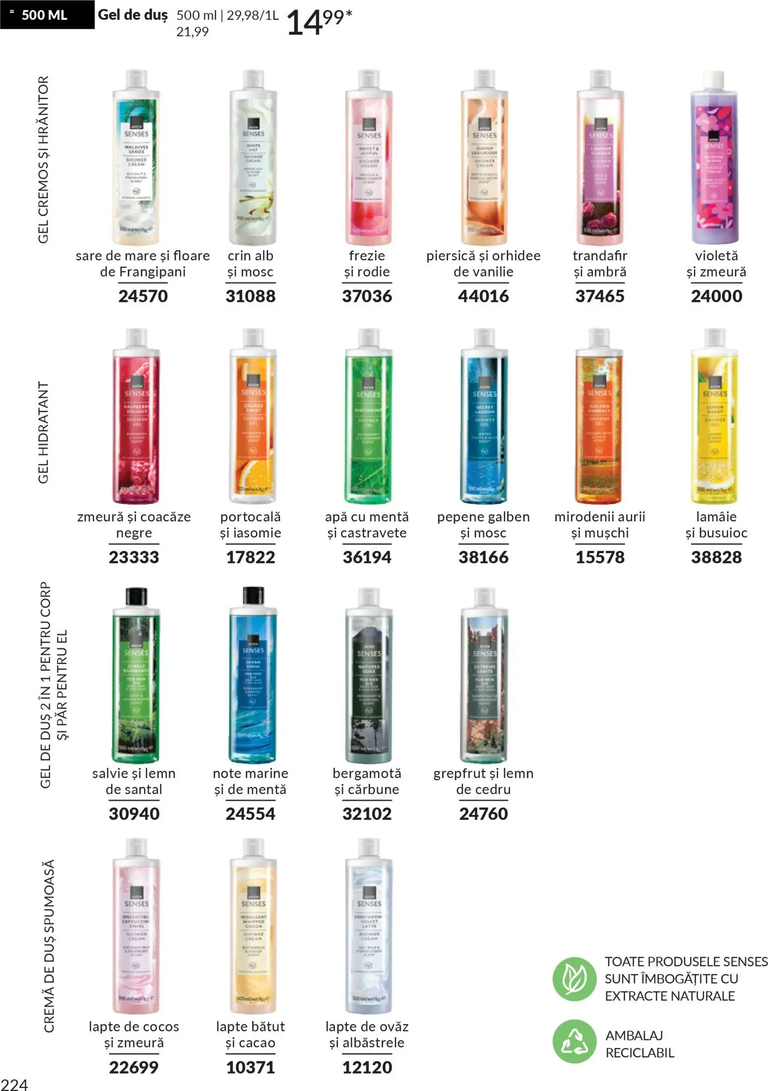 Catalog Avon 1 - 30 Decembrie 2025 | Pagina 224 | Produse: Zmeură, Gel de duș, Cacao, Lămâie