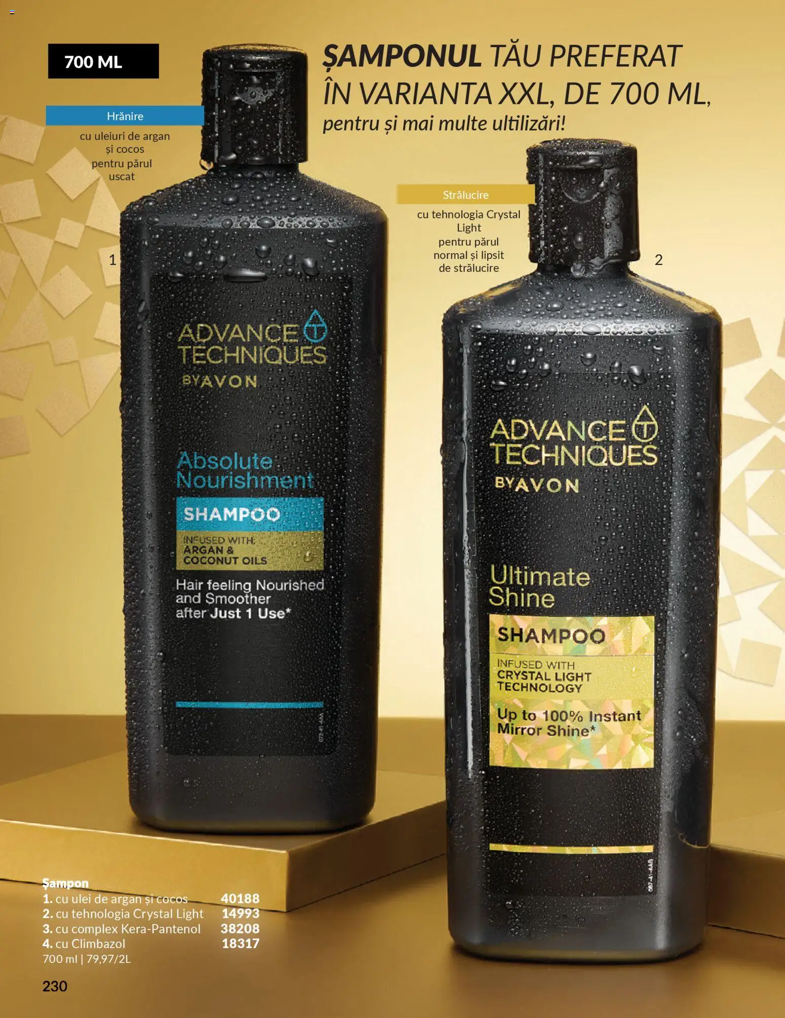 Catalog Avon 1 - 30 Decembrie 2025 | Pagina 230 | Produse: Șampon, Ulei