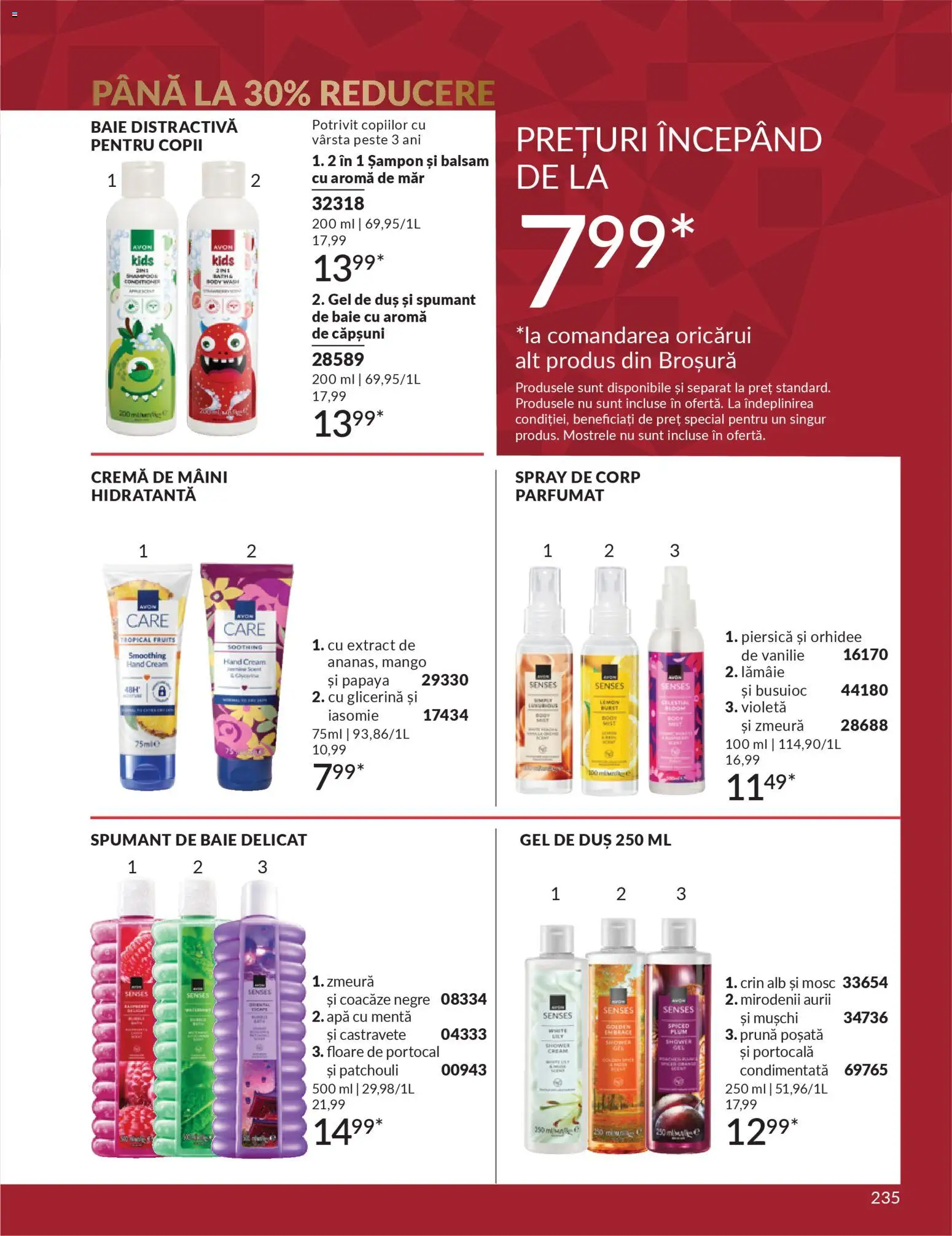 Catalog Avon 1 - 30 Decembrie 2025 | Pagina 235 | Produse: Orhidee, Șampon, Boncuklu Oyuncakları, Mango
