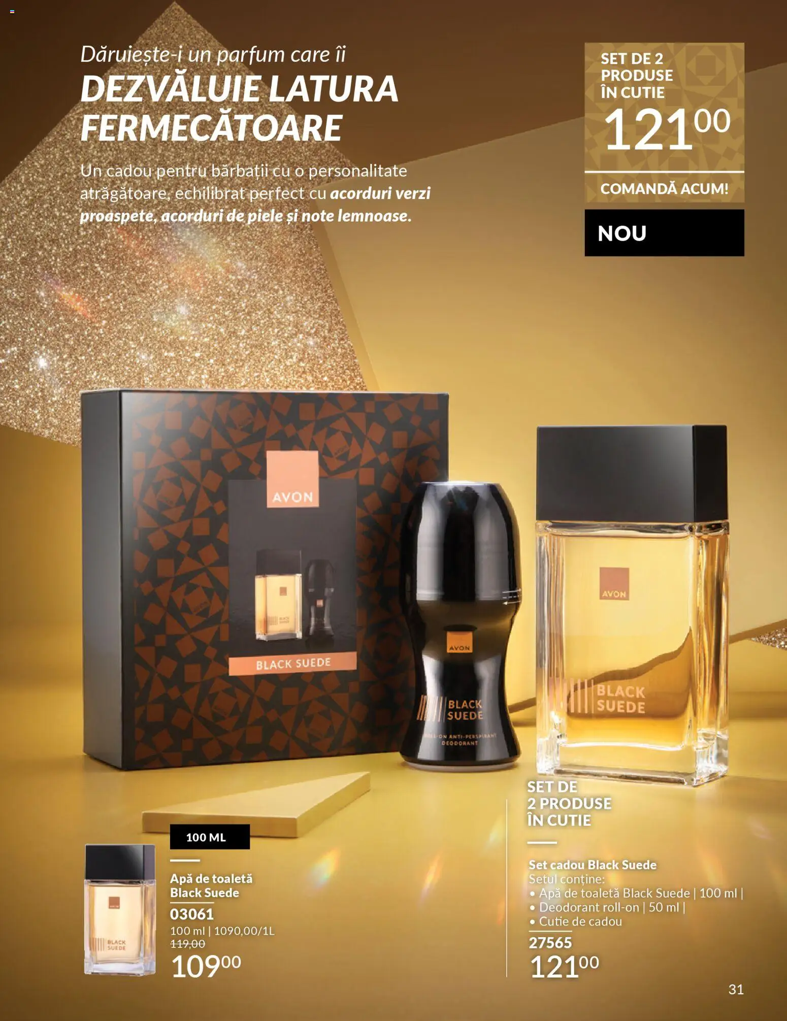 Catalog Avon 1 - 30 Decembrie 2025 | Pagina 33 | Produse: Cutie, Parfum, Apă de toaletă, Deodorant