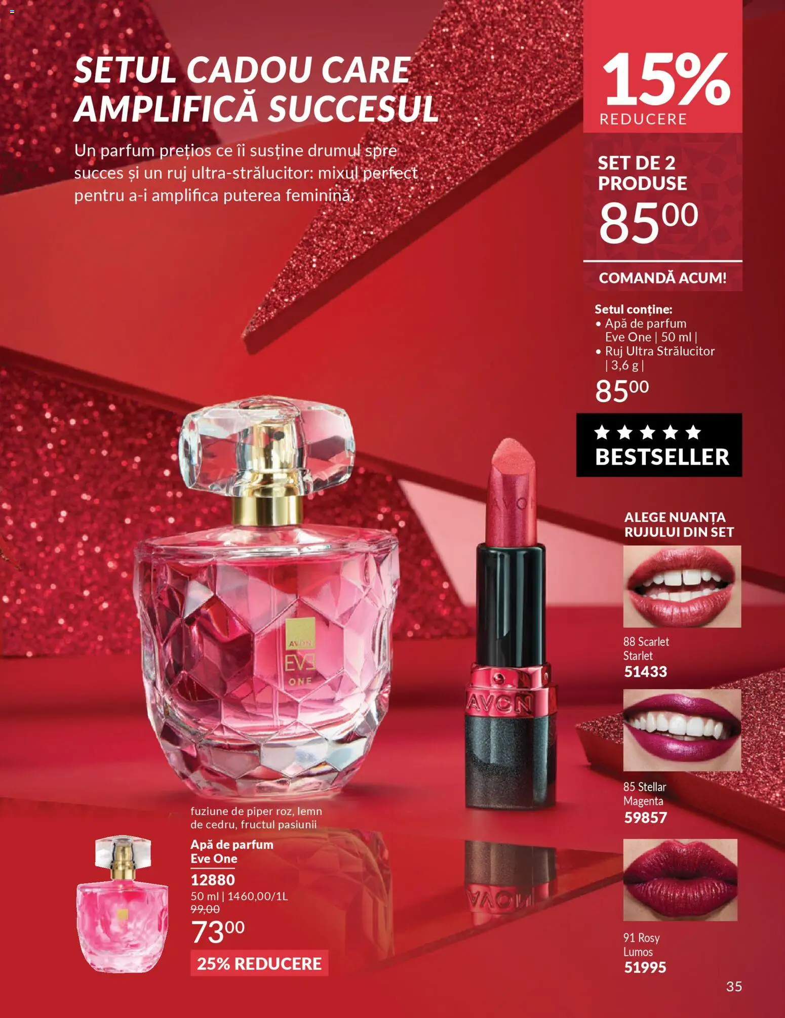Catalog Avon 1 - 30 Decembrie 2025 | Pagina 37 | Produse: Parfum, Ruj, Apă, Piper