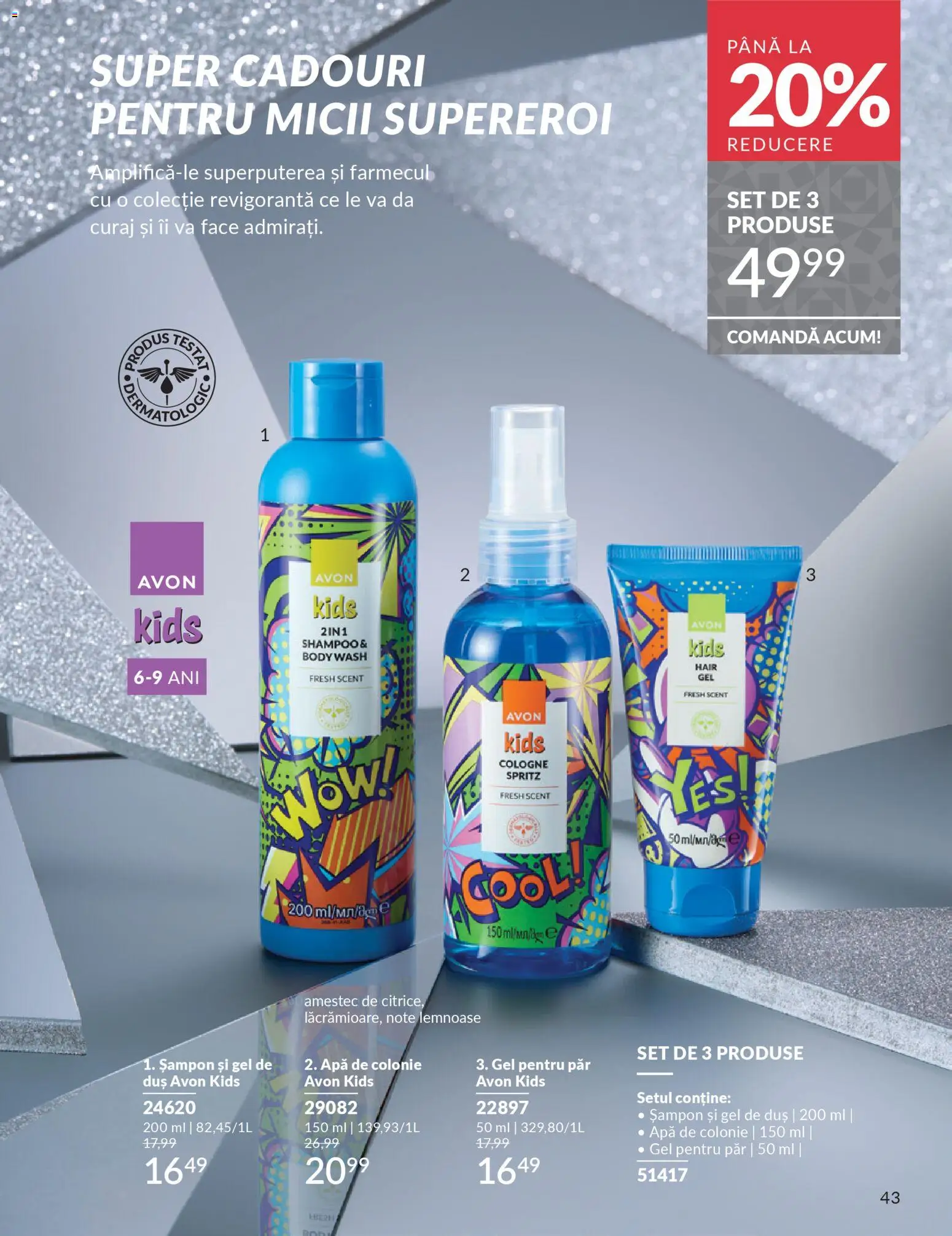 Catalog Avon 1 - 30 Decembrie 2025 | Pagina 45 | Produse: Șampon, Gel de duș, Apă, Gel pentru păr