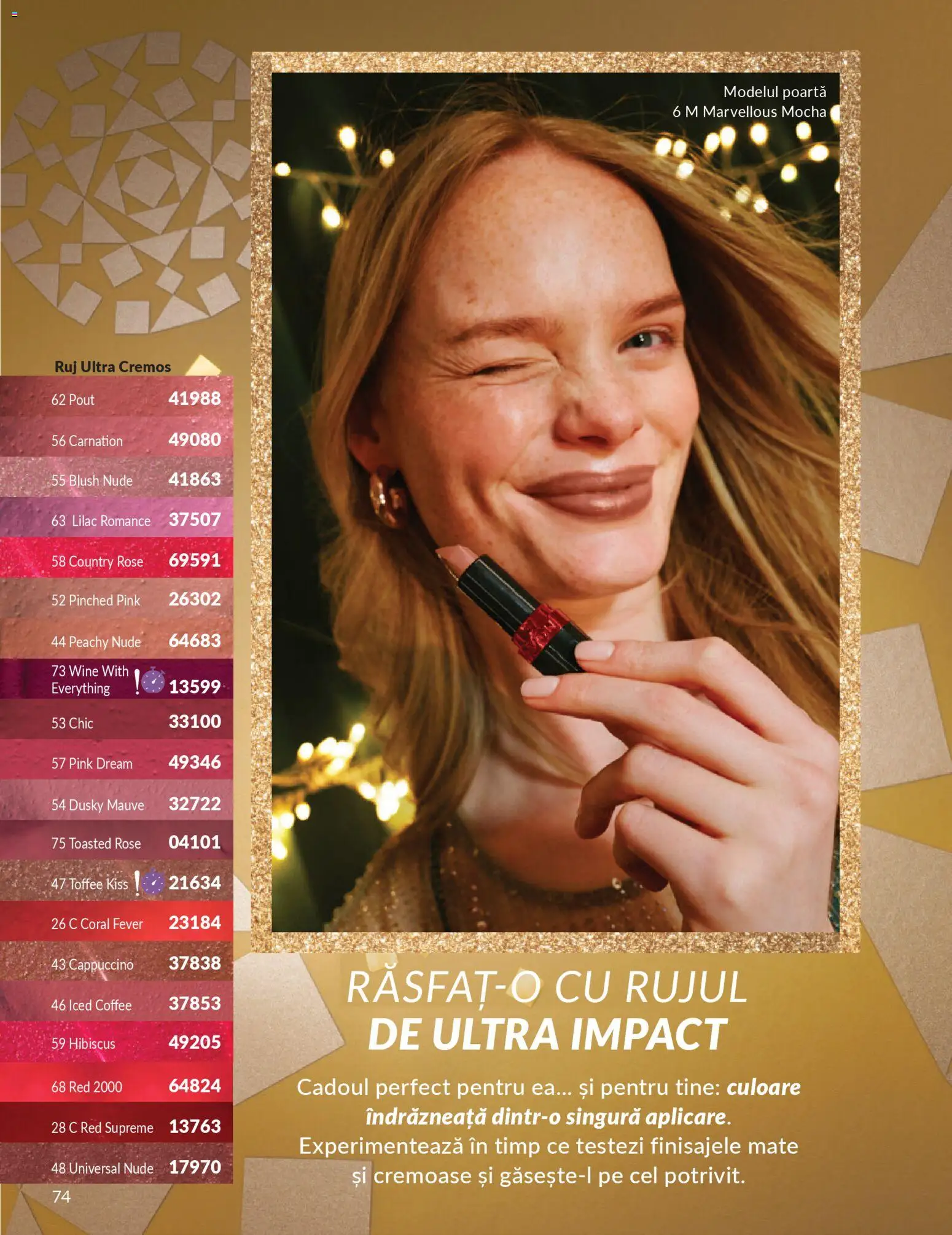 Catalog Avon 1 - 30 Decembrie 2025 | Pagina 74 | Produse: Blush, Ruj, Peluş Köpek Yatağı