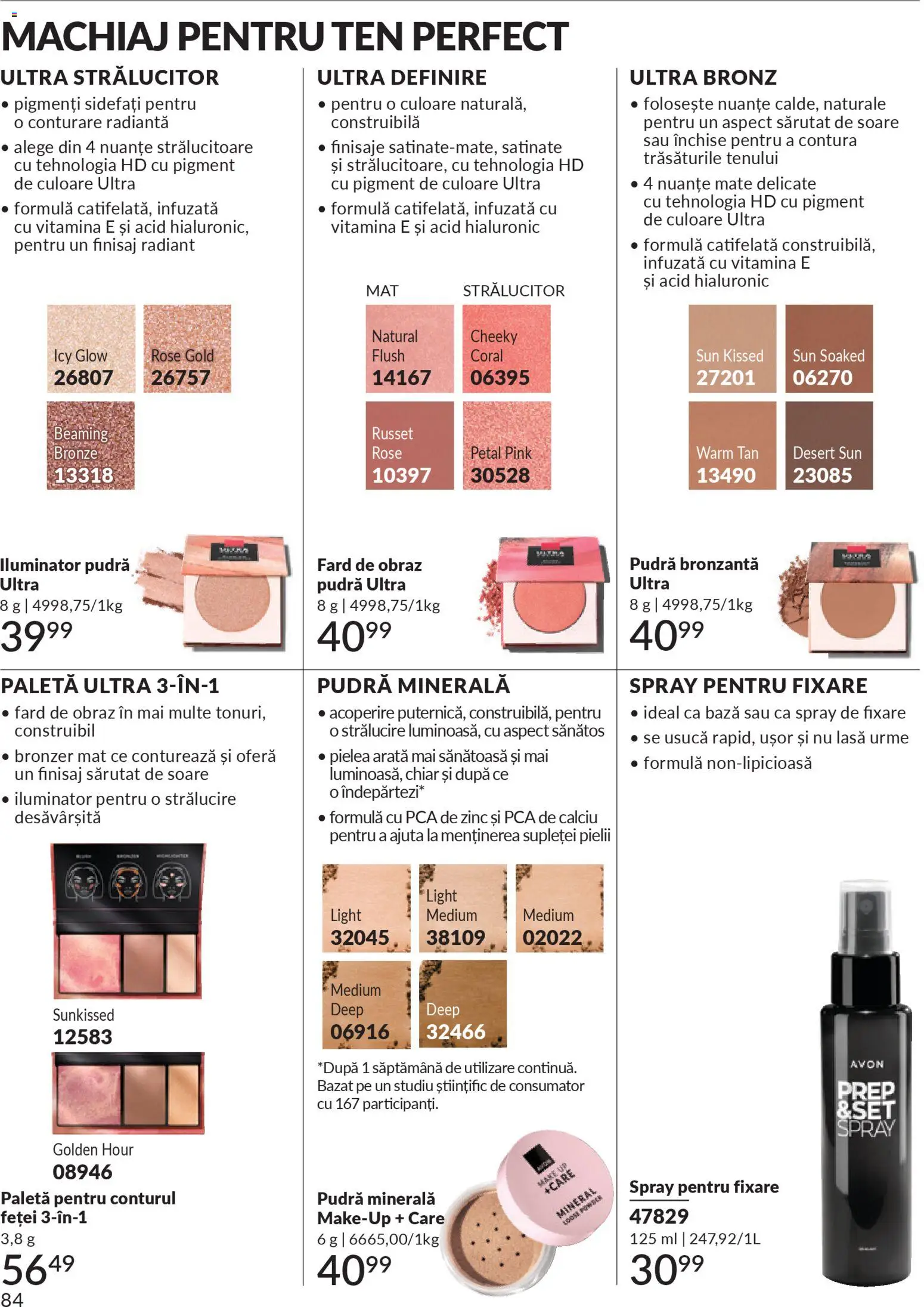 Catalog Avon 1 - 30 Decembrie 2025 | Pagina 84 | Produse: Machiaj, Pudră, Bronzer, Iluminator