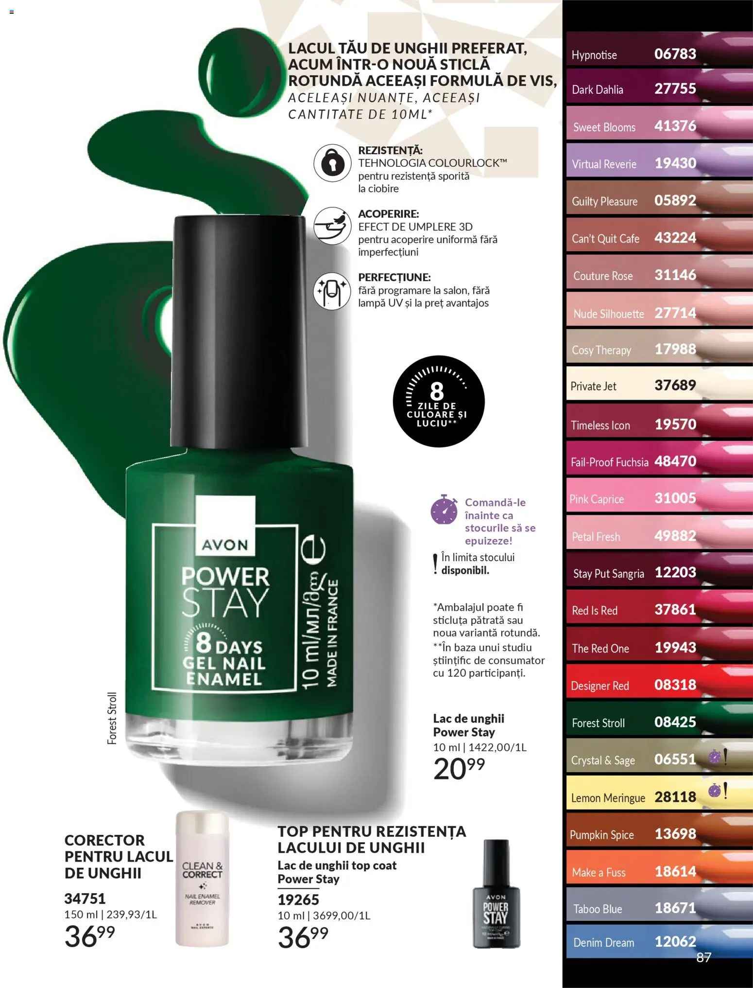 Catalog Avon 1 - 30 Decembrie 2025 | Pagina 87 | Produse: Pomelo, Top coat, Lampă, Lac de unghii