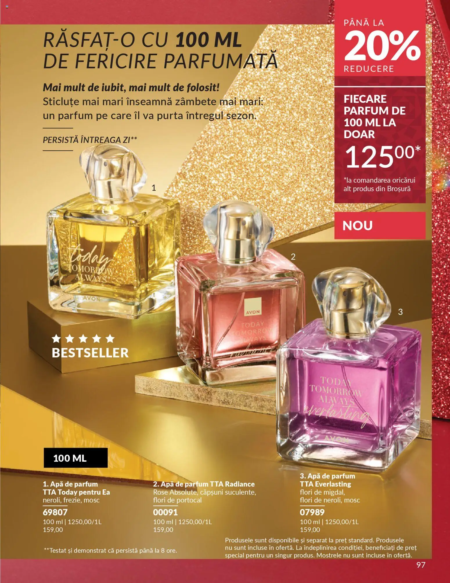 Catalog Avon 1 - 30 Decembrie 2025 | Pagina 97 | Produse: Apă de parfum, Parfum, Căpșuni, Apă