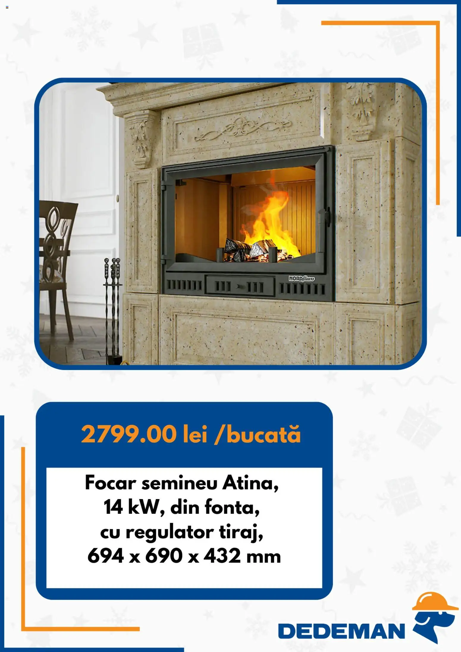 Catalog Dedeman 1 - 30 Decembrie 2025 | Pagina 6 | Produse: Șemineu