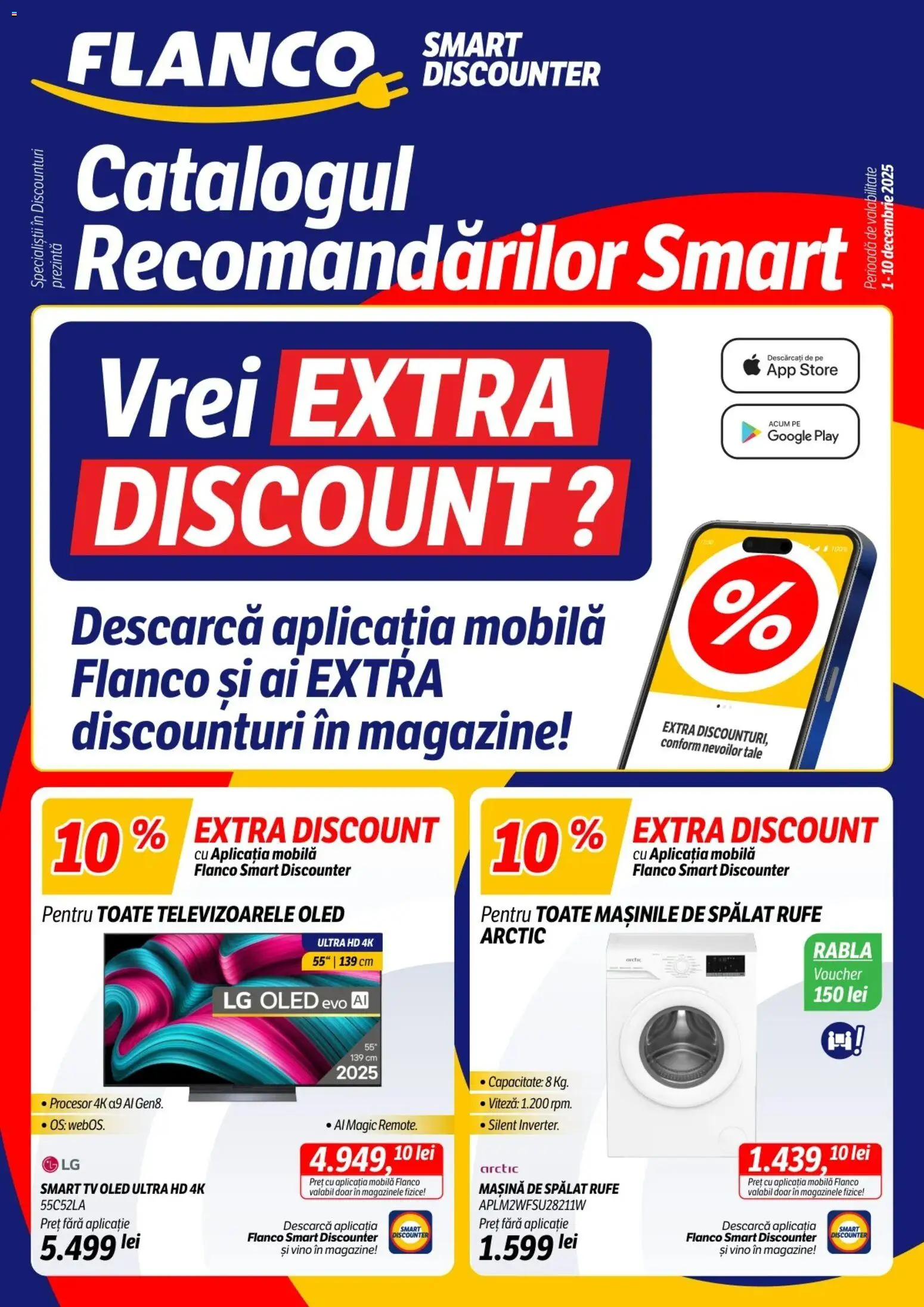 Catalog Flanco 1 - 9 Decembrie 2025 | Pagina 1 | Produse: Mașină De Spălat