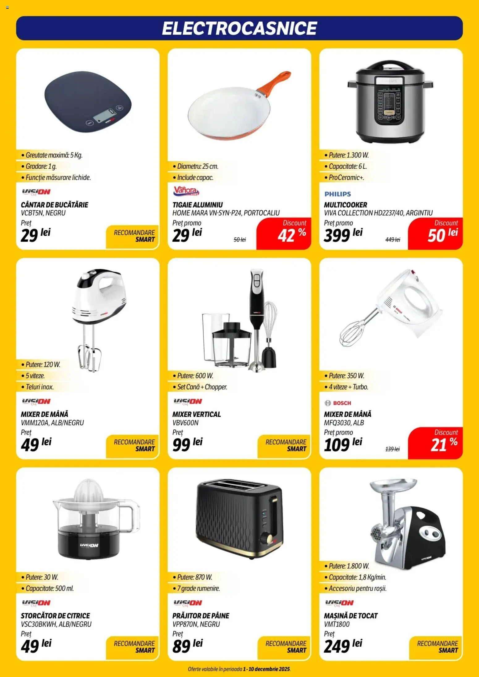 Catalog Flanco 1 - 9 Decembrie 2025 | Pagina 15 | Produse: Mașină de tocat, Enginar, Mixer, Cântar