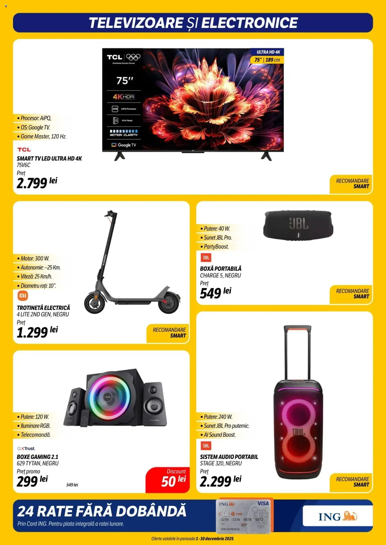 Catalog Flanco 1 - 9 Decembrie 2025 | Pagina 5 | Produse: Audio, Babak, Sistem audio, Boxă portabilă