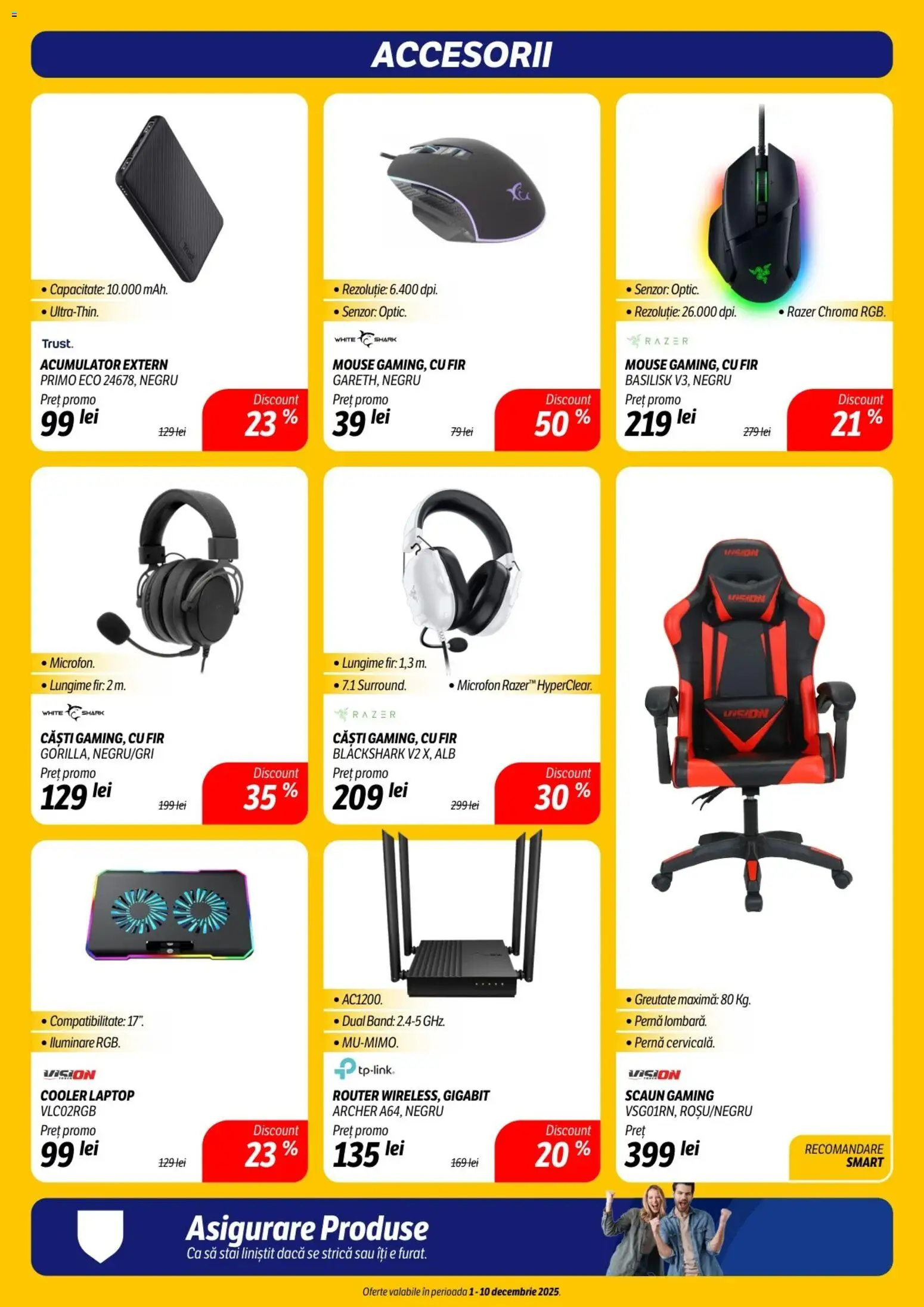Catalog Flanco 1 - 9 Decembrie 2025 | Pagina 8 | Produse: Scaun gaming, Mouse, Căști, Pernă