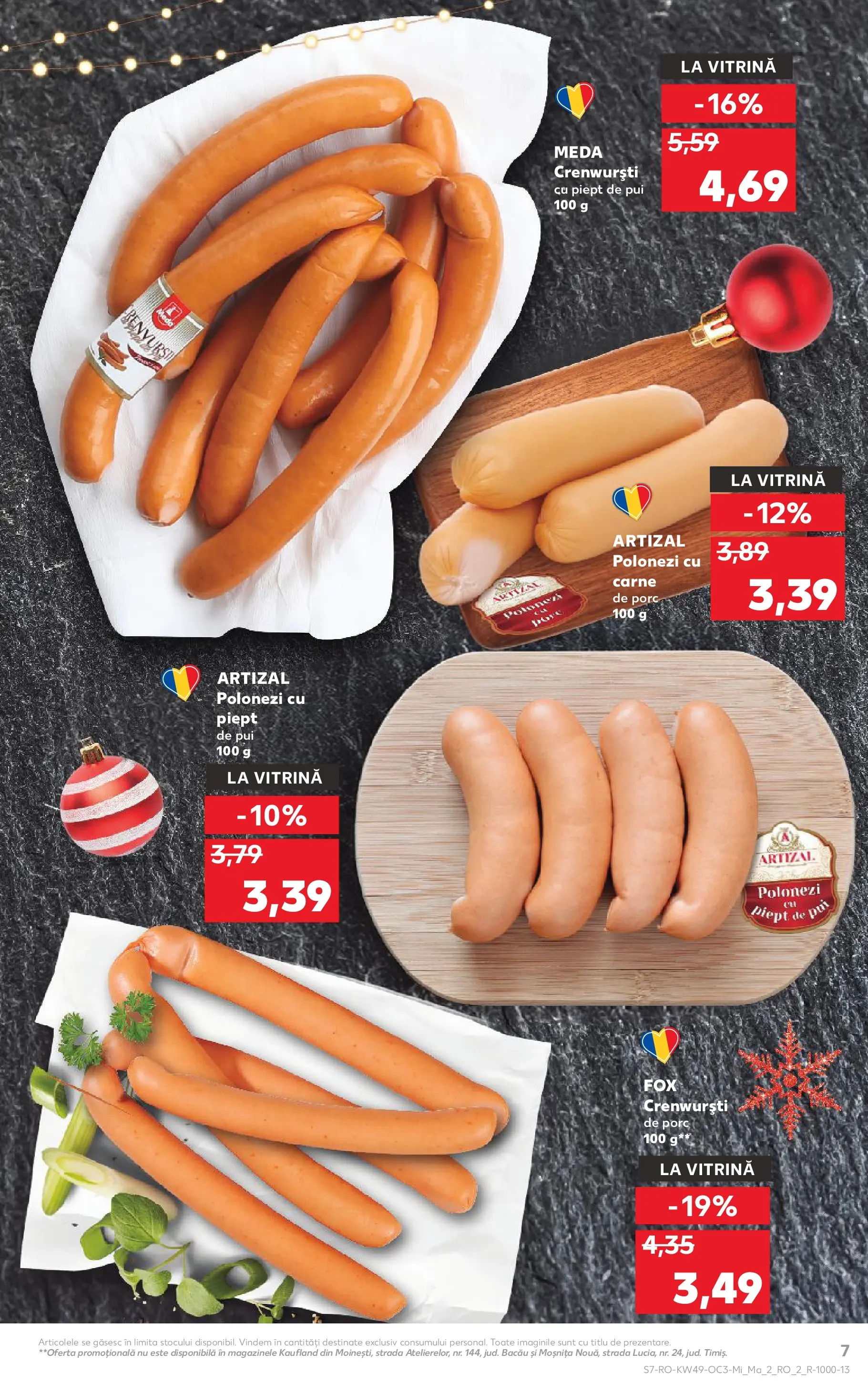 Catalog Kaufland 3 - 8 Decembrie 2025 | Pagina 7 | Produse: Hacıyatmaz Kedi Oyuncağı, Vitrină