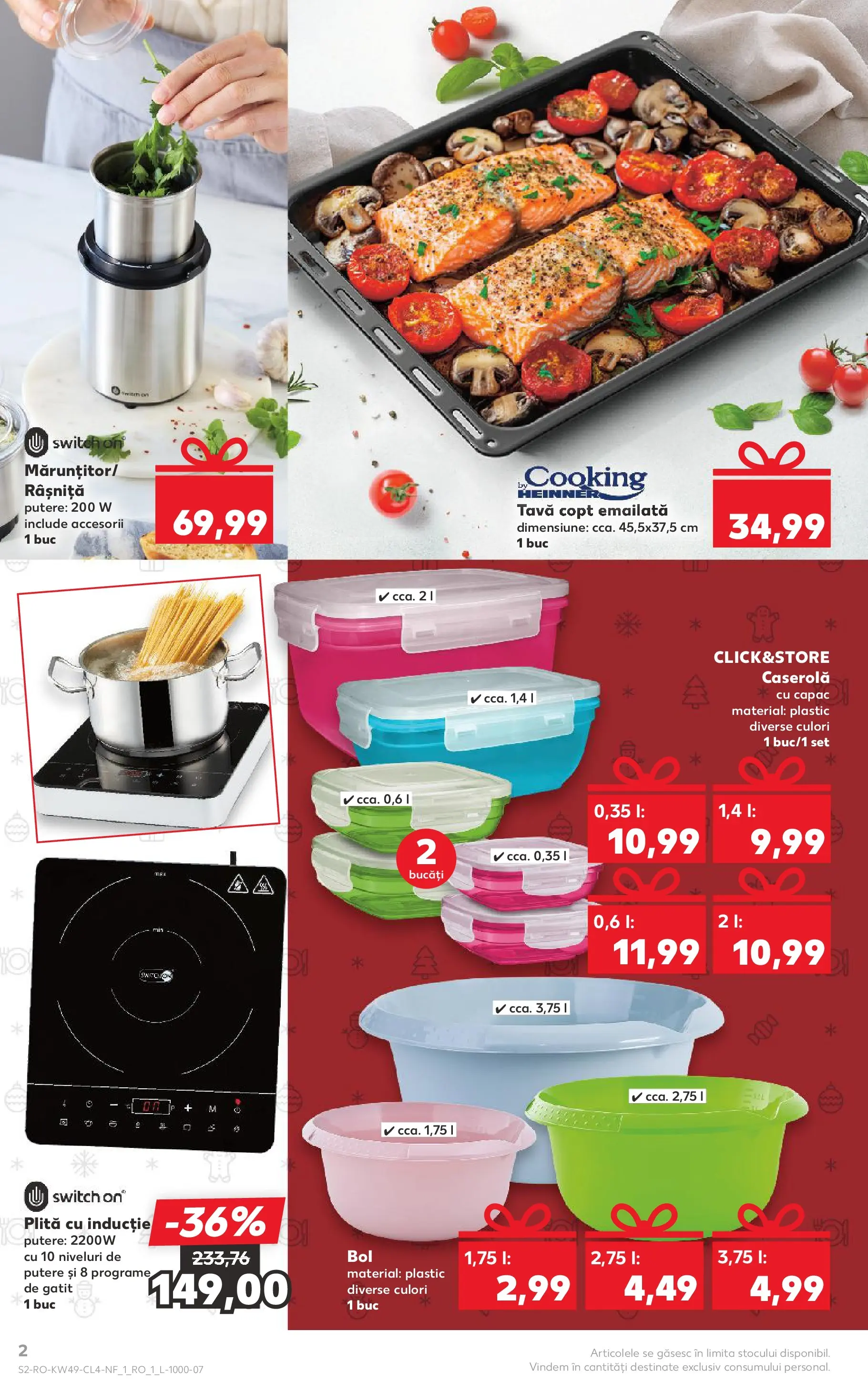 Catalog Kaufland 3 - 8 Decembrie 2025 | Pagina 2 | Produse: Plită, Bol