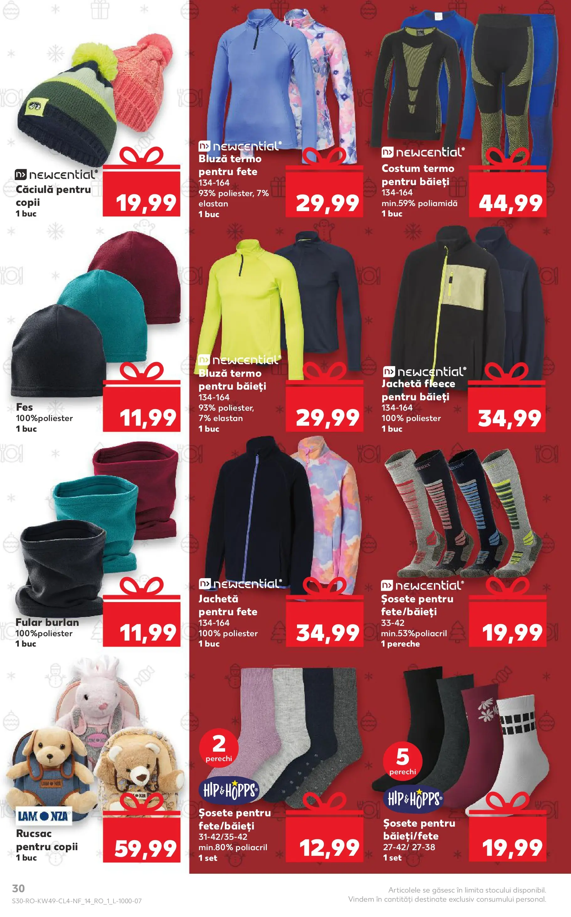 Catalog Kaufland 3 - 8 Decembrie 2025 | Pagina 30 | Produse: Top, Bluză, Șosete, Costum