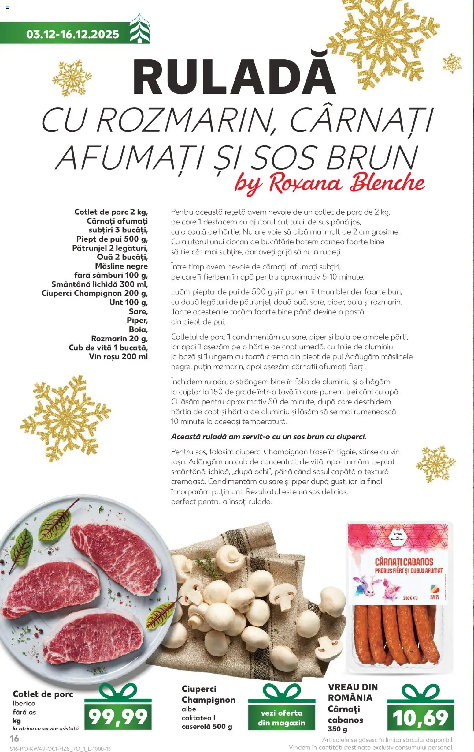 Catalog Kaufland 3 - 15 Decembrie 2025 | Pagina 16 | Produse: Bucătărie, Vitrină, Apă, Sos