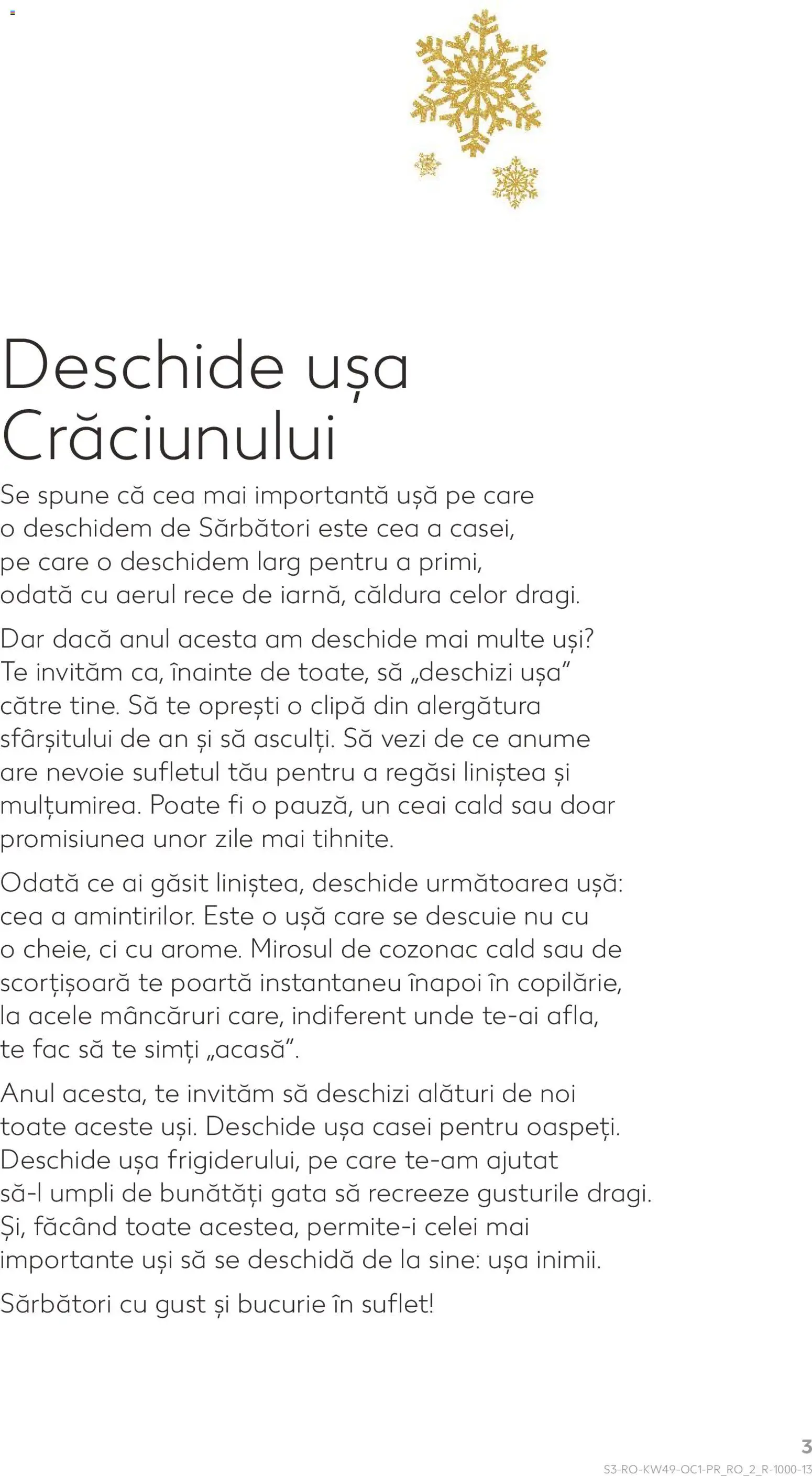 Catalog Kaufland 3 - 15 Decembrie 2025 | Pagina 3 | Produse: Șal, Ceai, Ușă