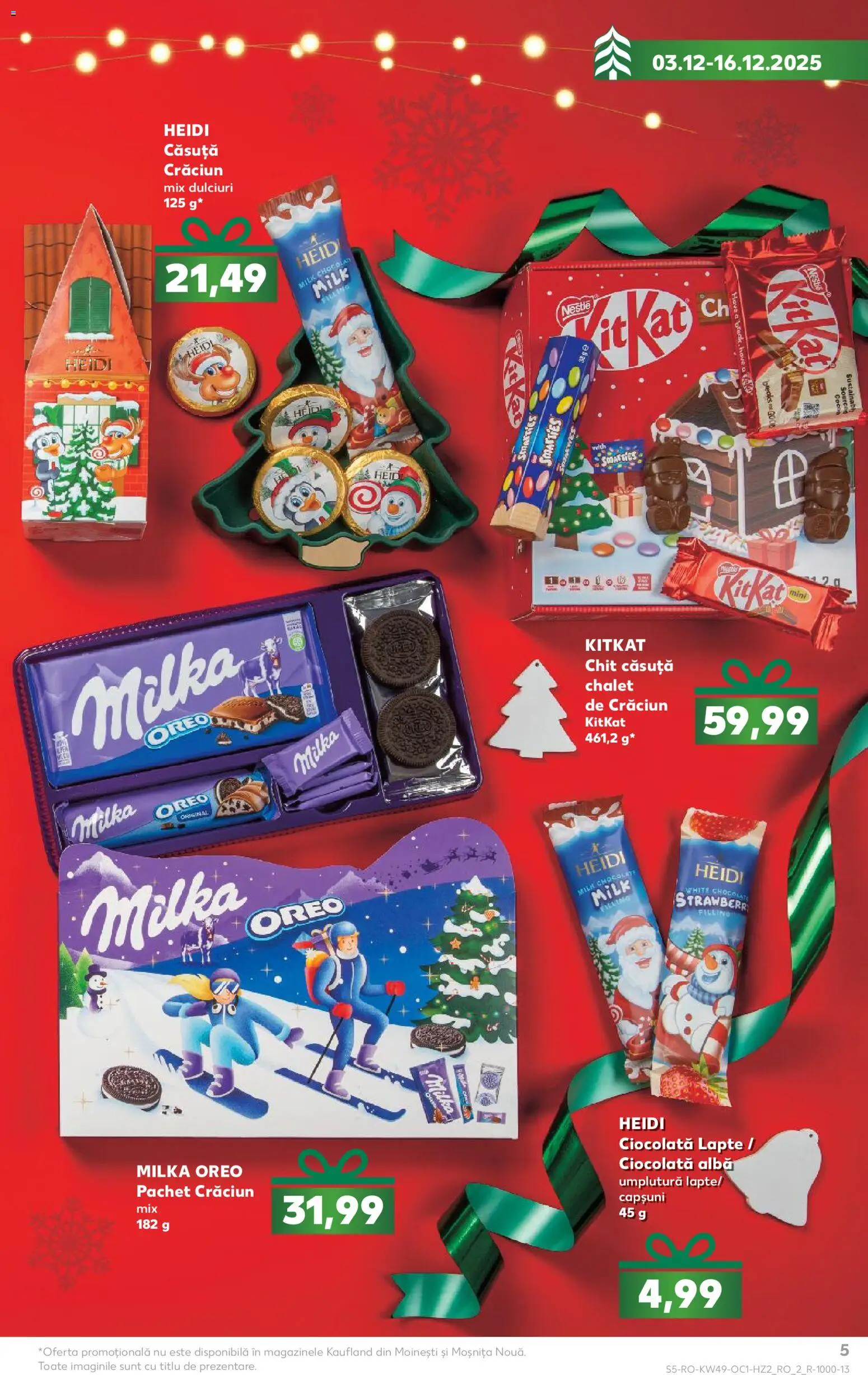 Catalog Kaufland 3 - 15 Decembrie 2025 | Pagina 5 | Produse: Lapte, Ciocolată, Căpșuni
