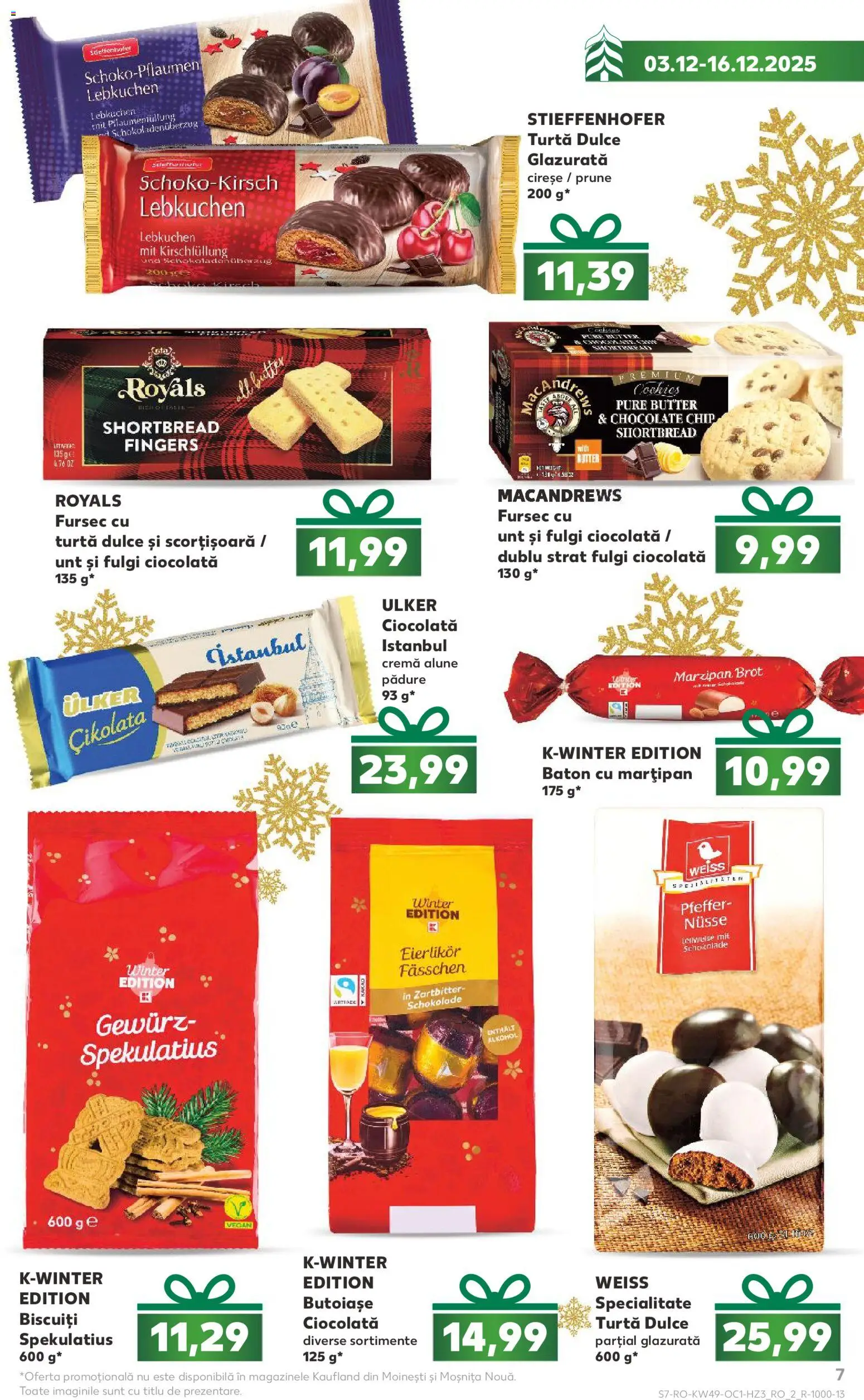 Catalog Kaufland 3 - 15 Decembrie 2025 | Pagina 7 | Produse: Alune, Cremă, Ciocolată, Fulgi