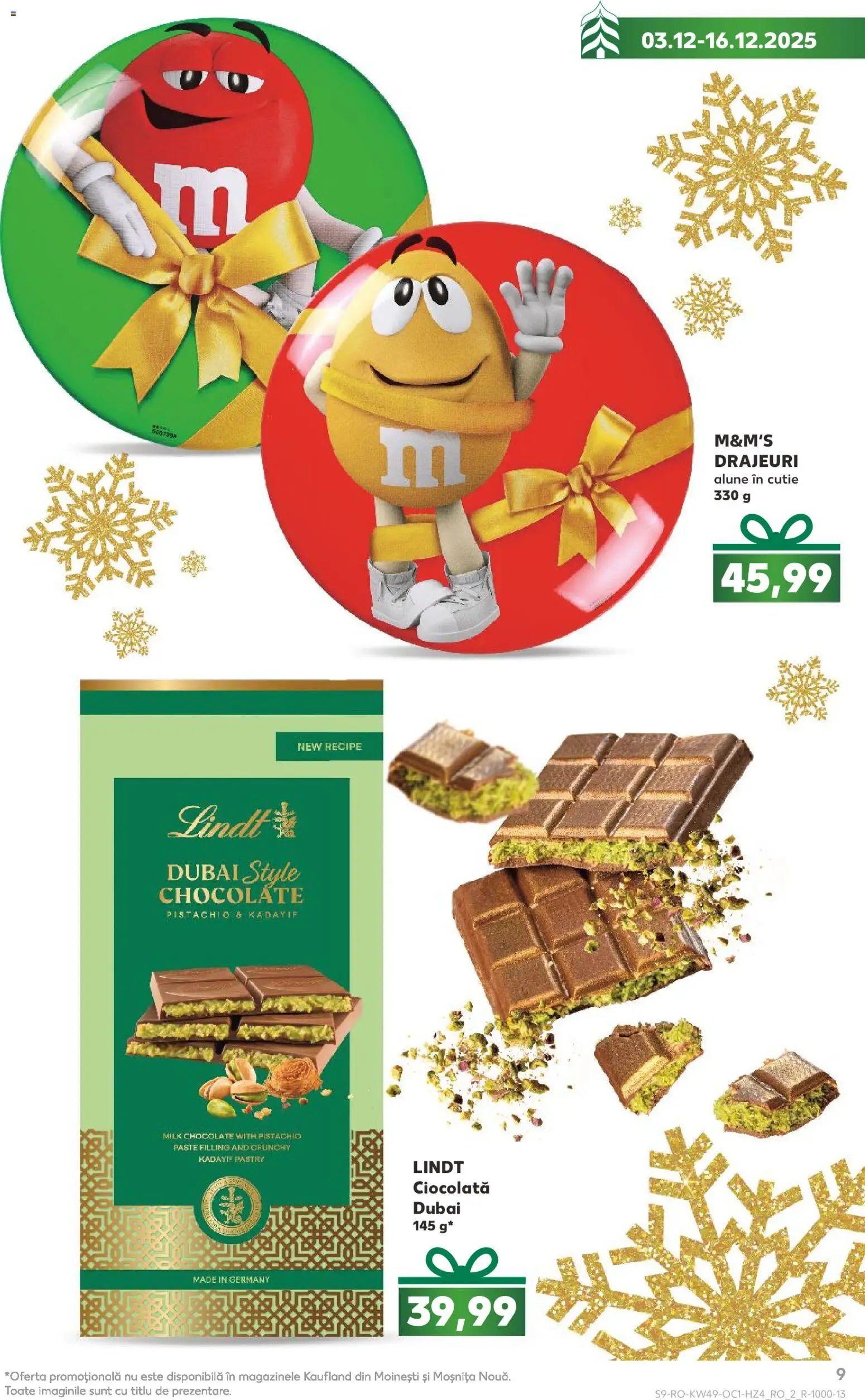 Catalog Kaufland 3 - 15 Decembrie 2025 | Pagina 9 | Produse: Delgeç, Alune, Ciocolată, Paste
