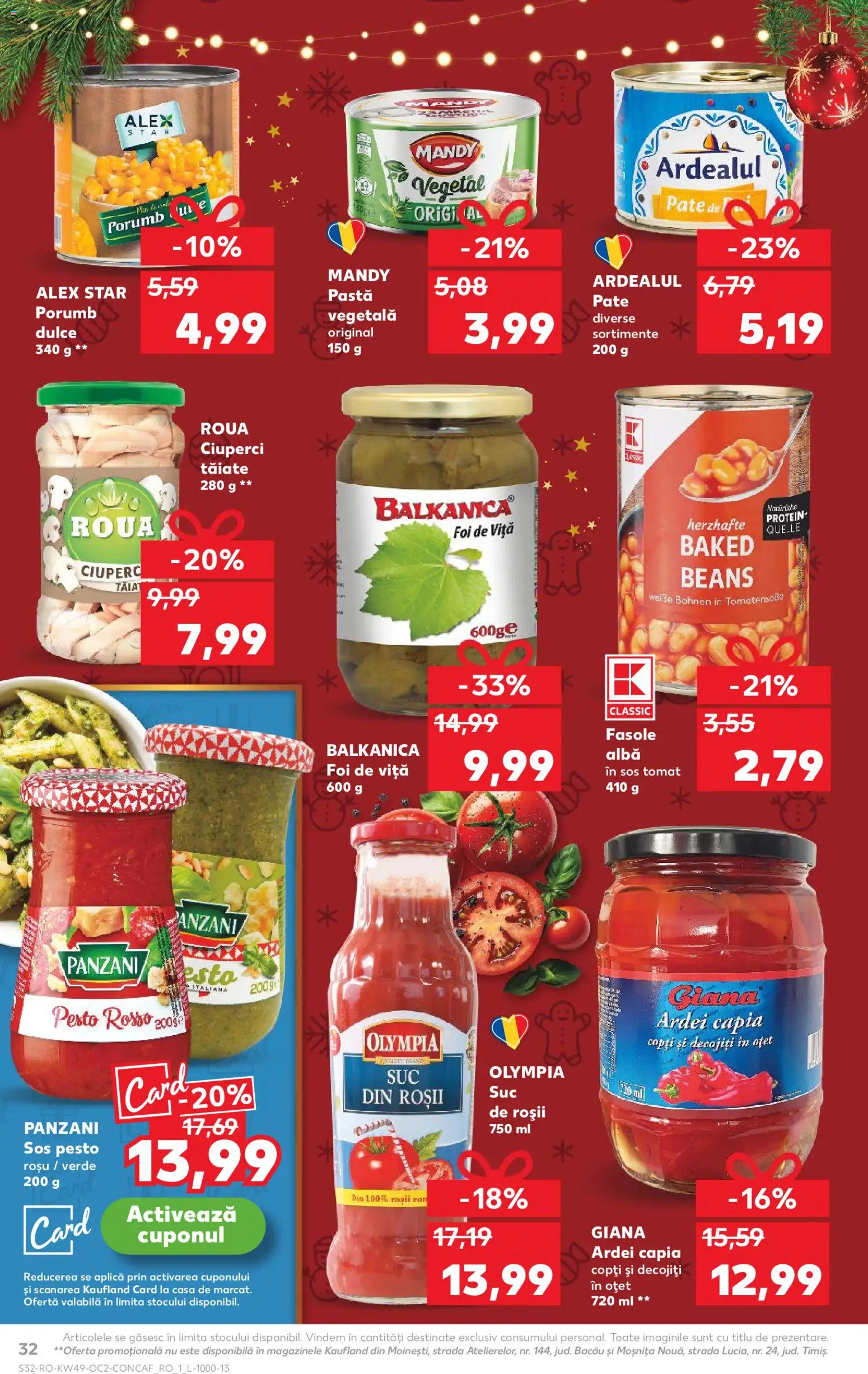 Catalog Kaufland 3 - 8 Decembrie 2025 | Pagina 32 | Produse: Pate, Ardei, Rom, Porumb