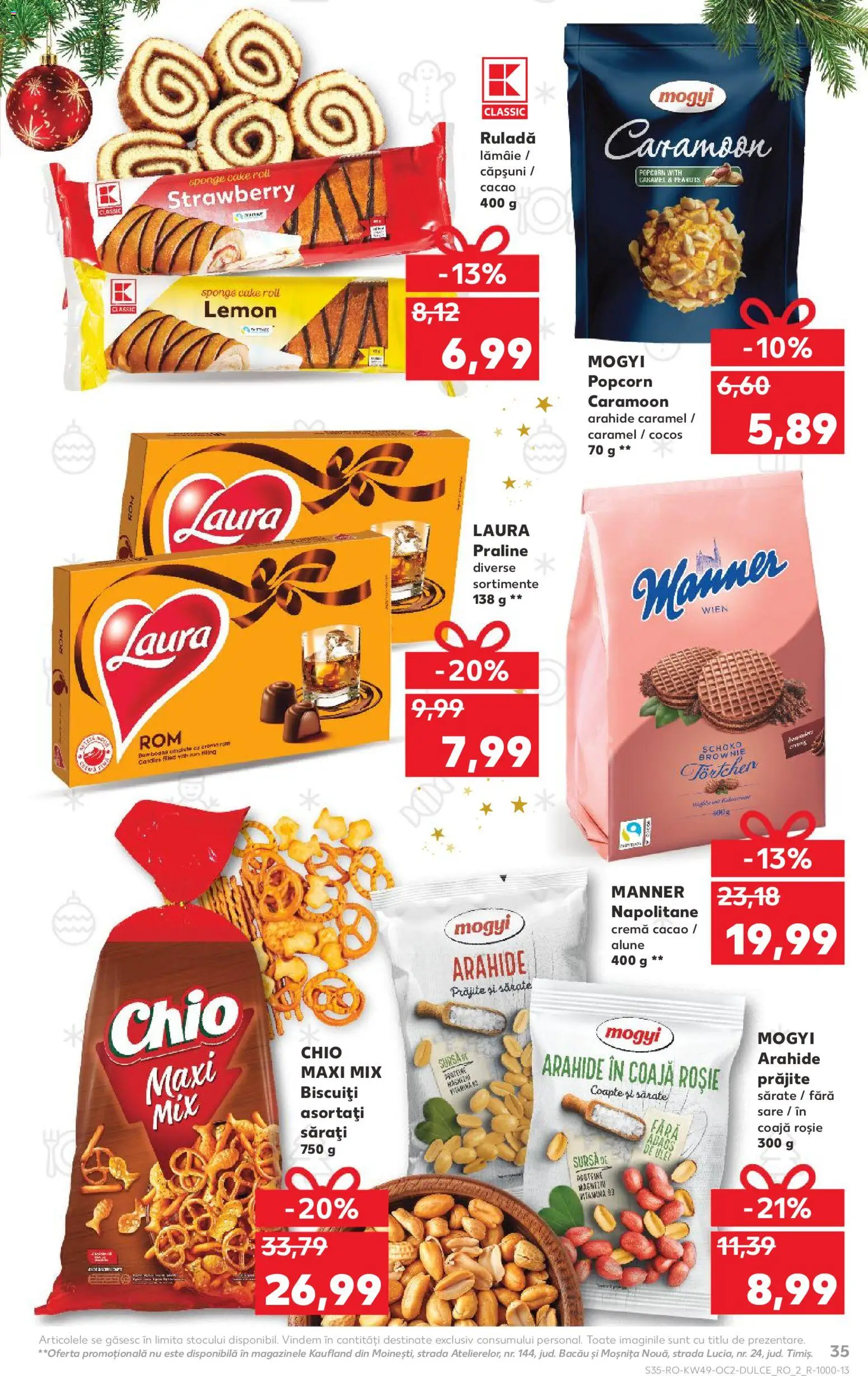 Catalog Kaufland 3 - 8 Decembrie 2025 | Pagina 35 | Produse: Napolitane, Cremă, Rom, Cacao