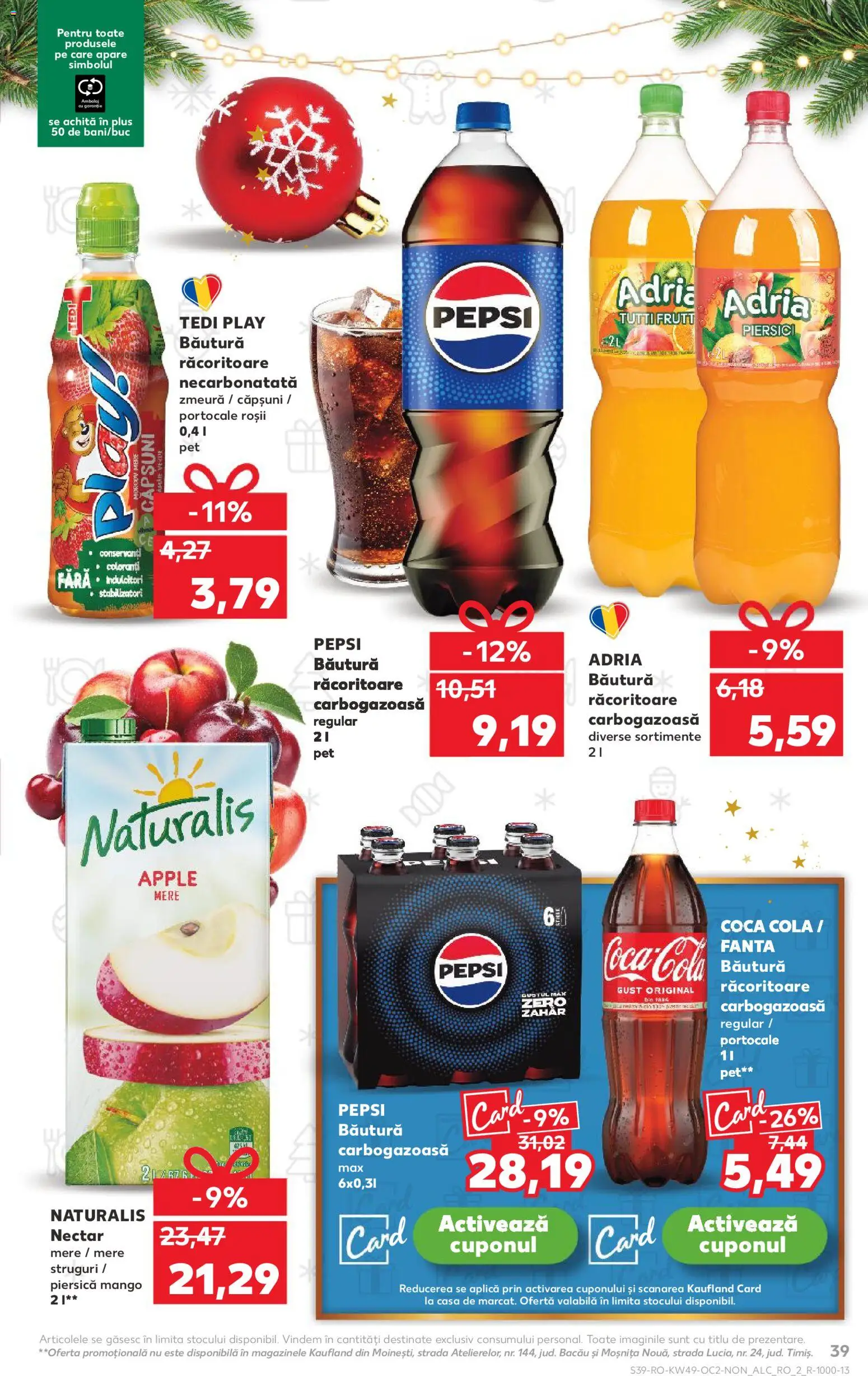 Catalog Kaufland 3 - 8 Decembrie 2025 | Pagina 39 | Produse: Piersică, Amerikan servis, Mere, Căpșuni
