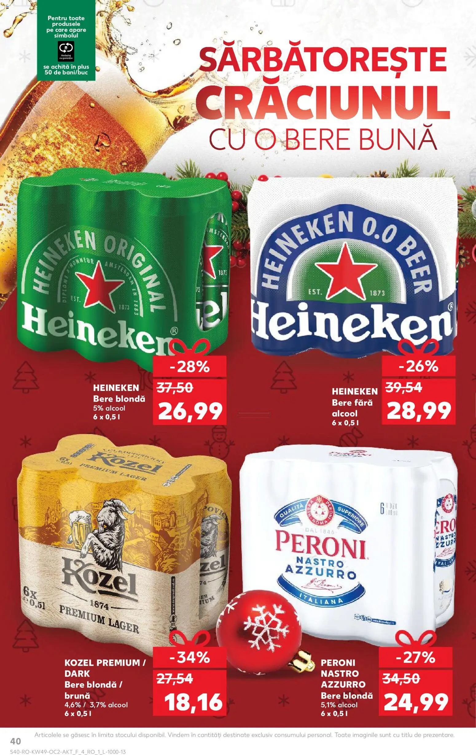 Catalog Kaufland 3 - 8 Decembrie 2025 | Pagina 40 | Produse: Bere